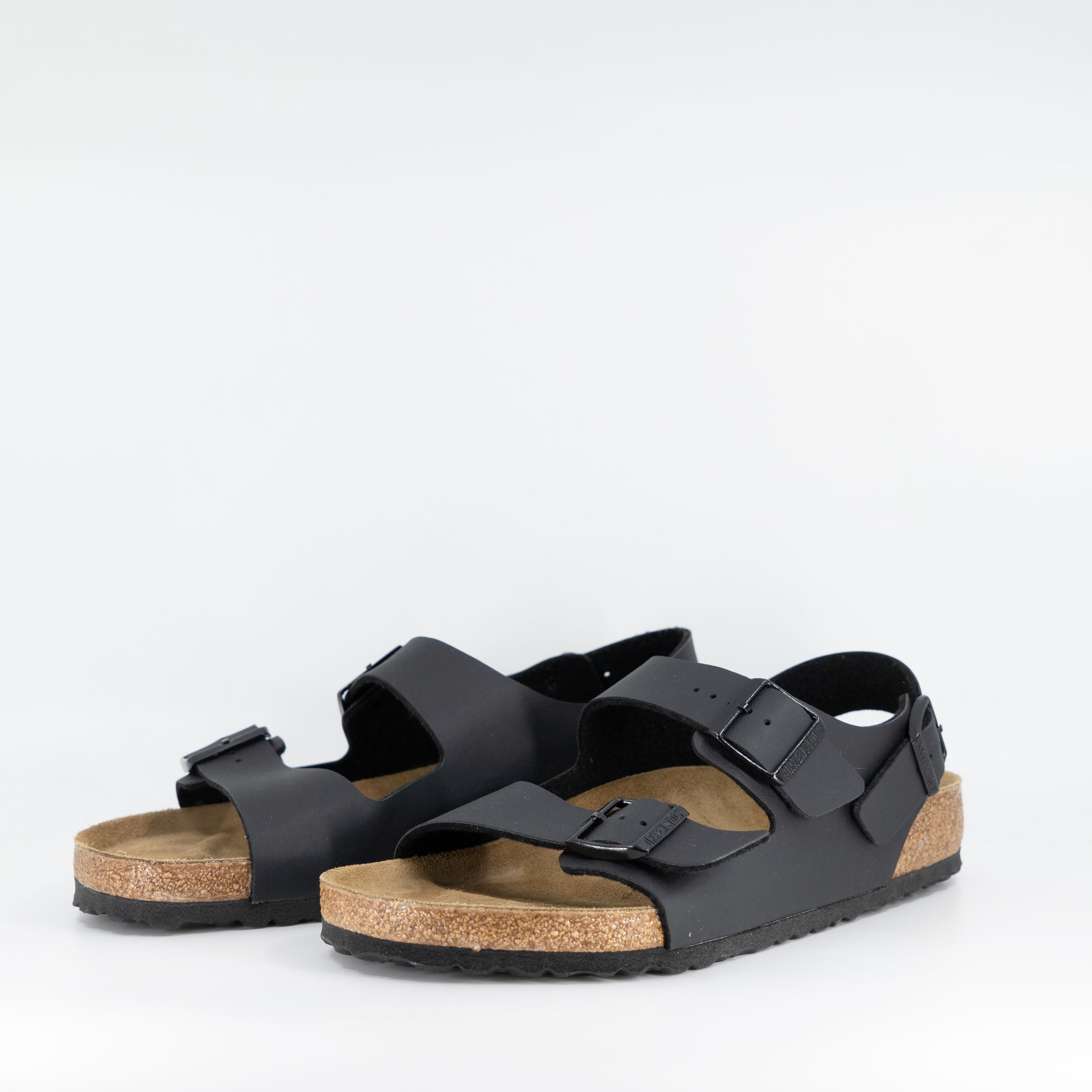 Birkenstock Milano Birko-Flor (Regular) Black - Frontrunner Colombo