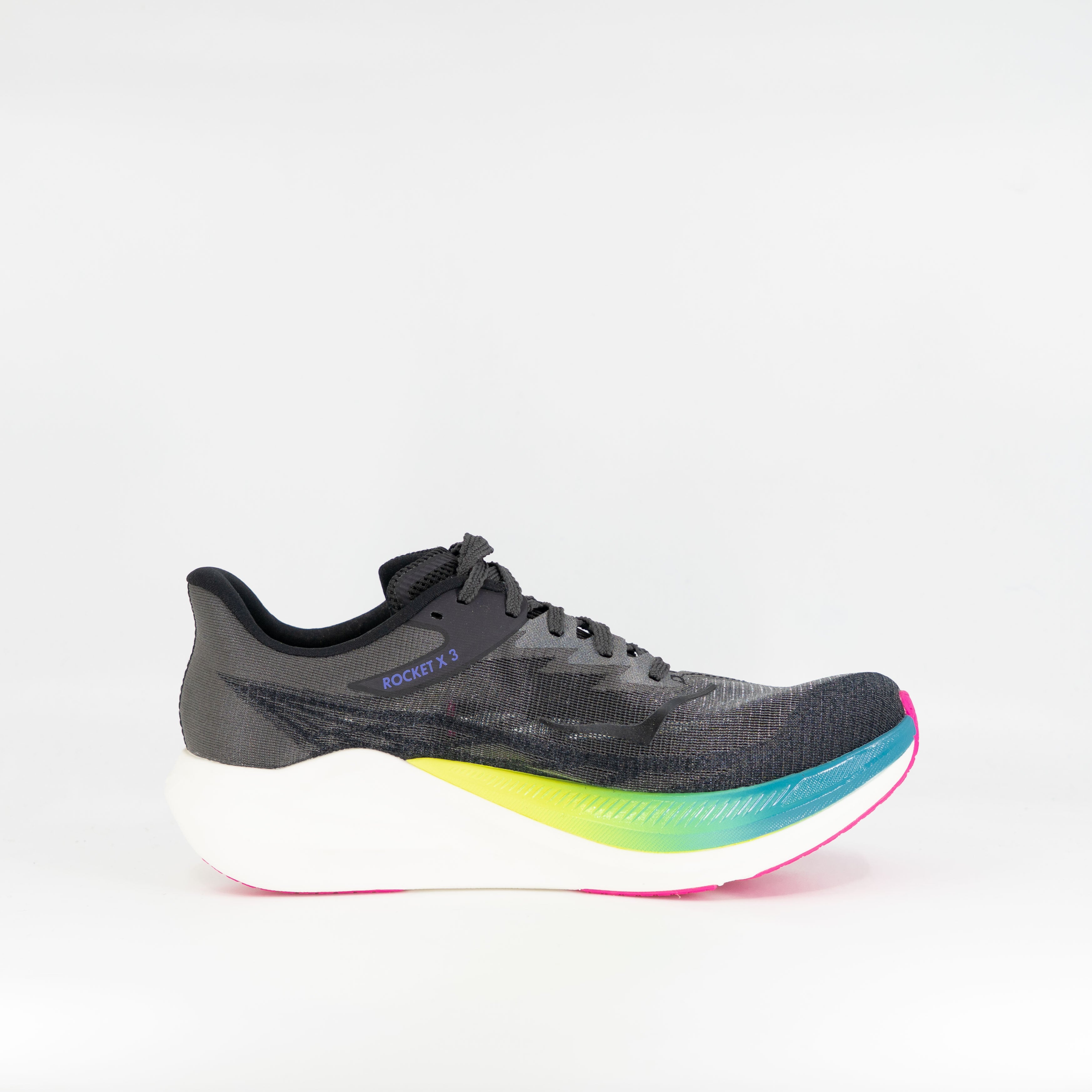 Hoka Rocket X 3 (D Width) Unisex Black/Neon Nebula