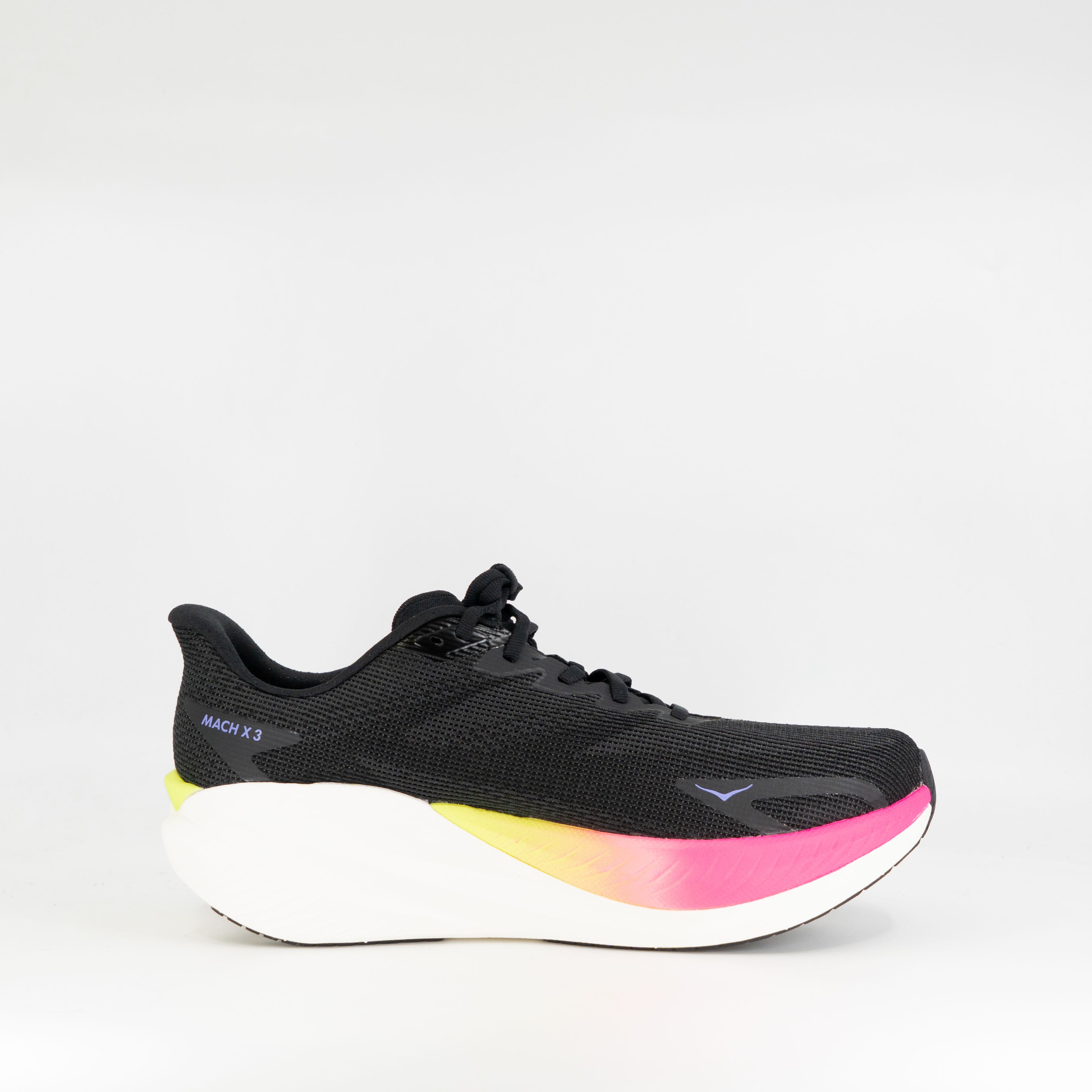 Hoka Mach X 3 (B Standard) Womens Black/Neon Nebula