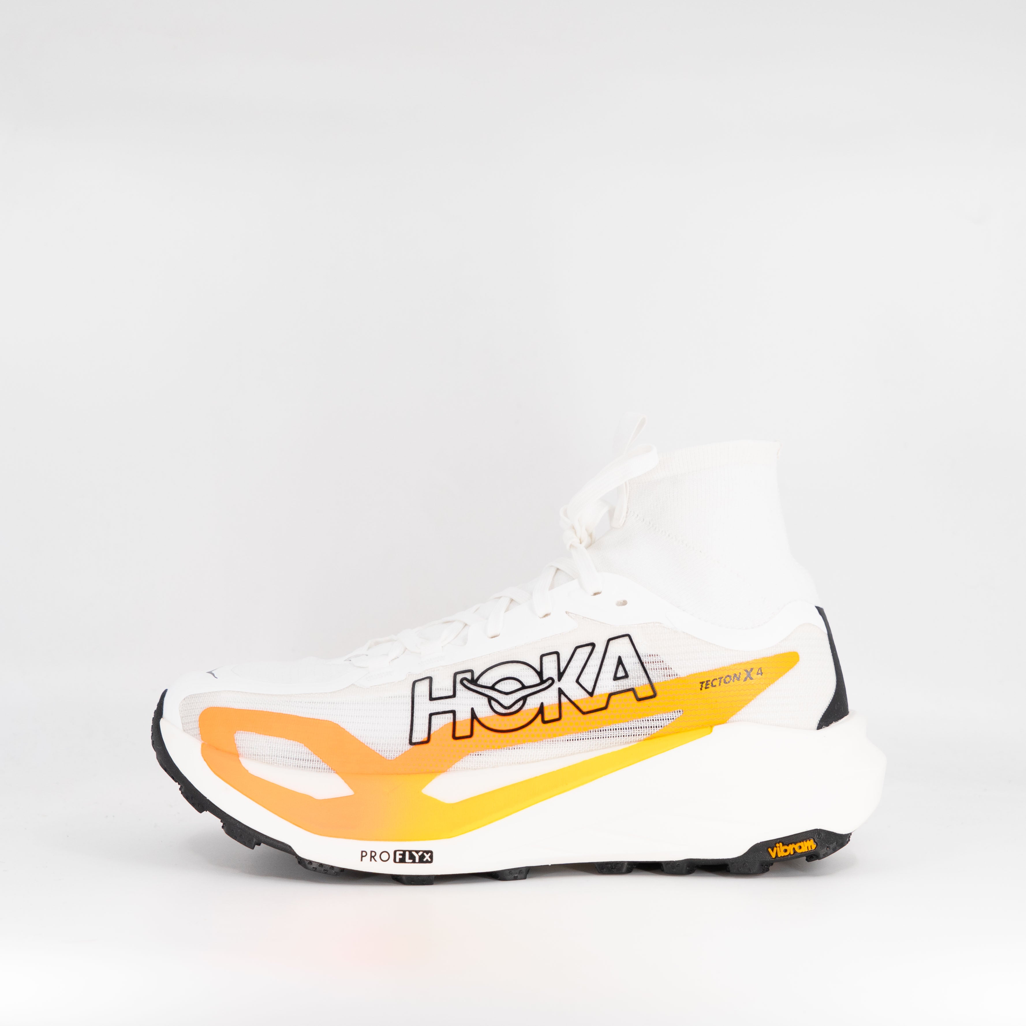 Hoka Tecton x4 (B Standard) Womens Frost Neon/Tangerine