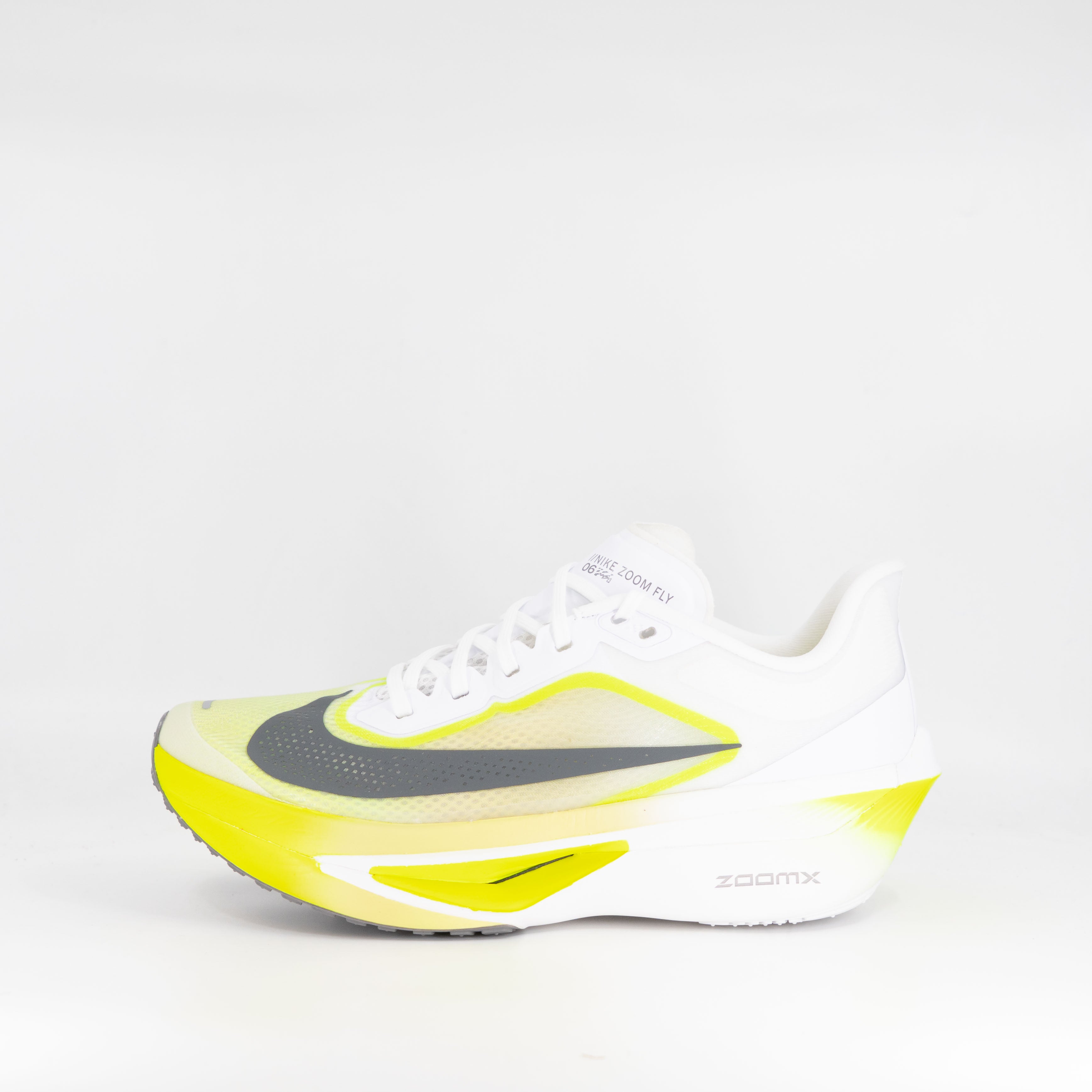 Nike Zoom Fly 6 (D Standard) Mens White/Lemon Venom