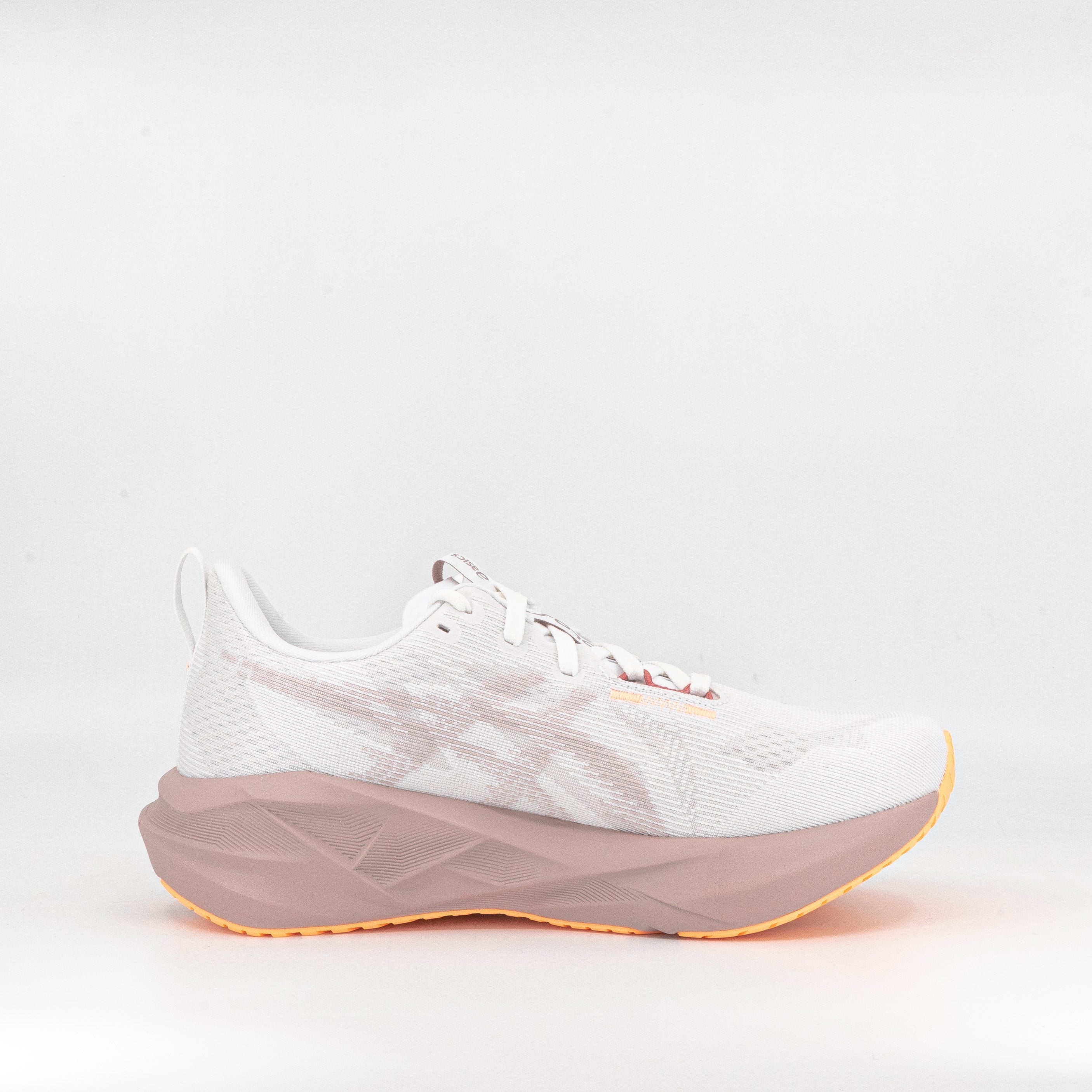 Asics Novablast 5 (D Wide) Womens White/Fawn - Frontrunner Colombo