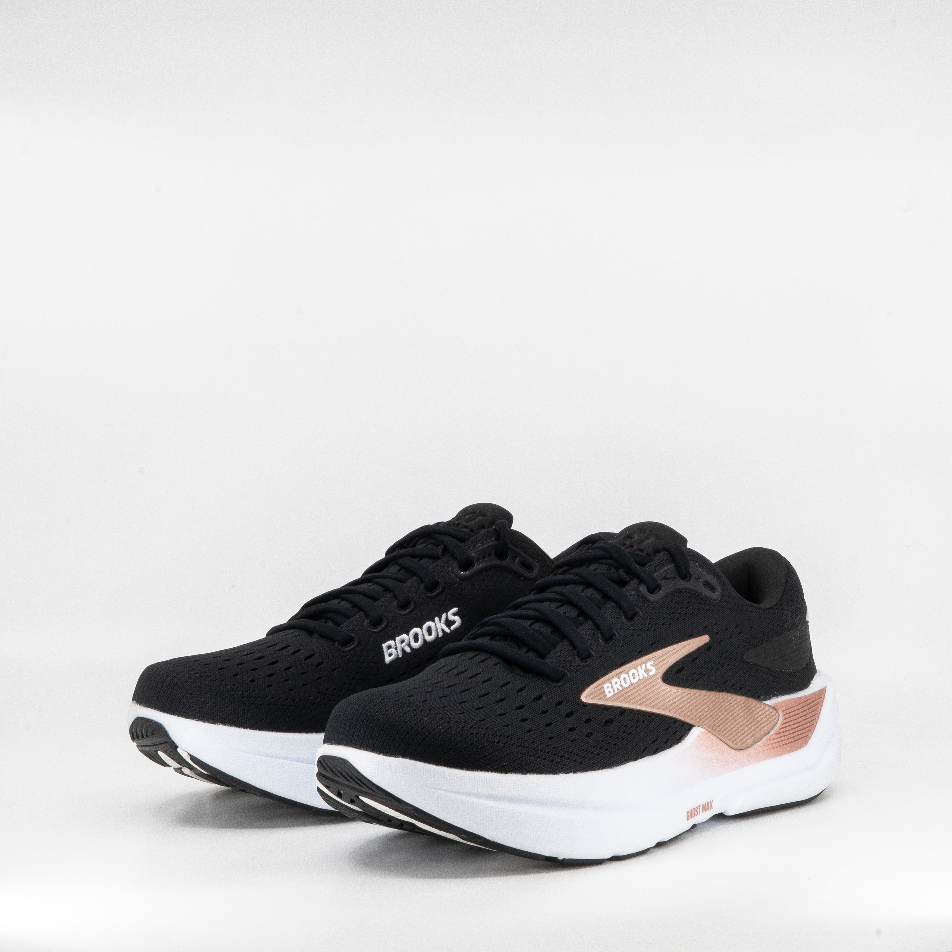 Brooks Ghost Max 3 (D Wide) Womens Black/Rose Gold - Frontrunner Colombo