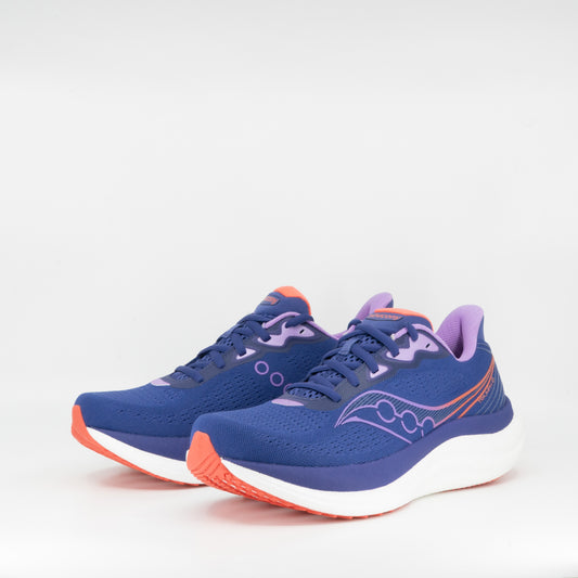 Saucony Triumph 23 (B Standard) Marine/Coral Womens - Frontrunner Colombo