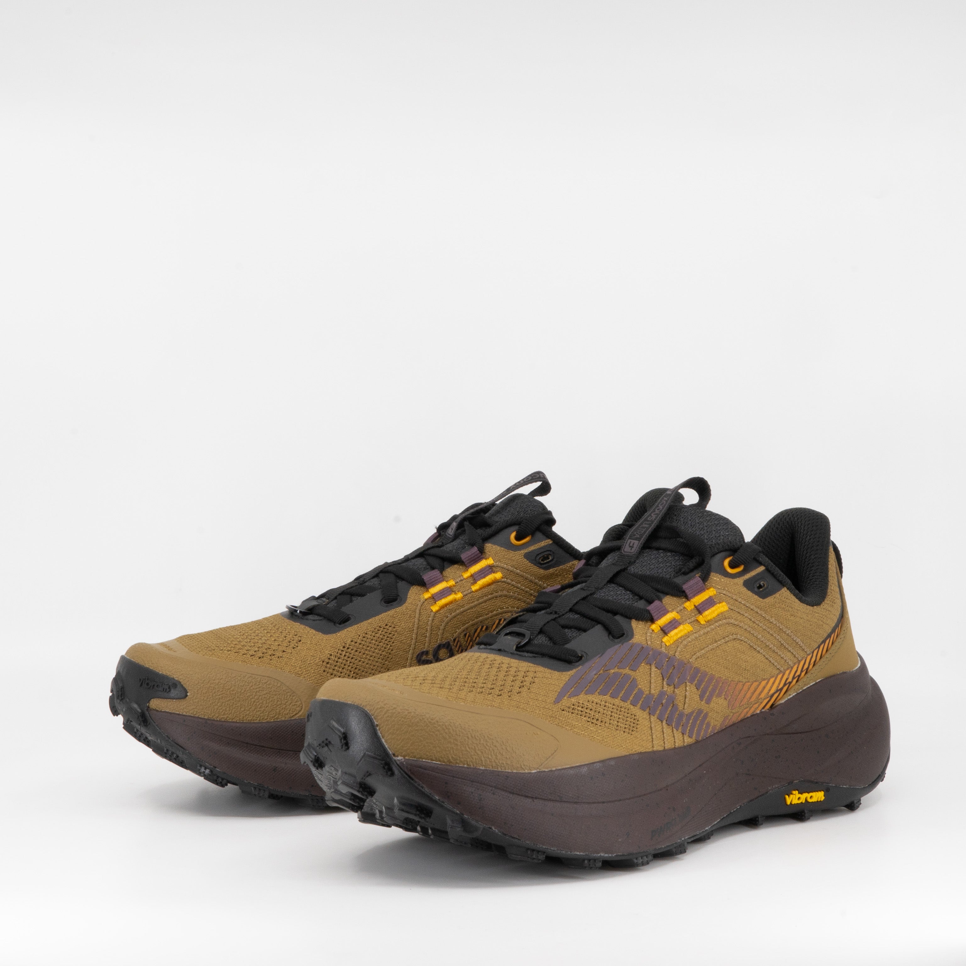 Saucony Xodus Ultra 4 (D Standard) Mens Kodiak/Wine - Frontrunner Colombo