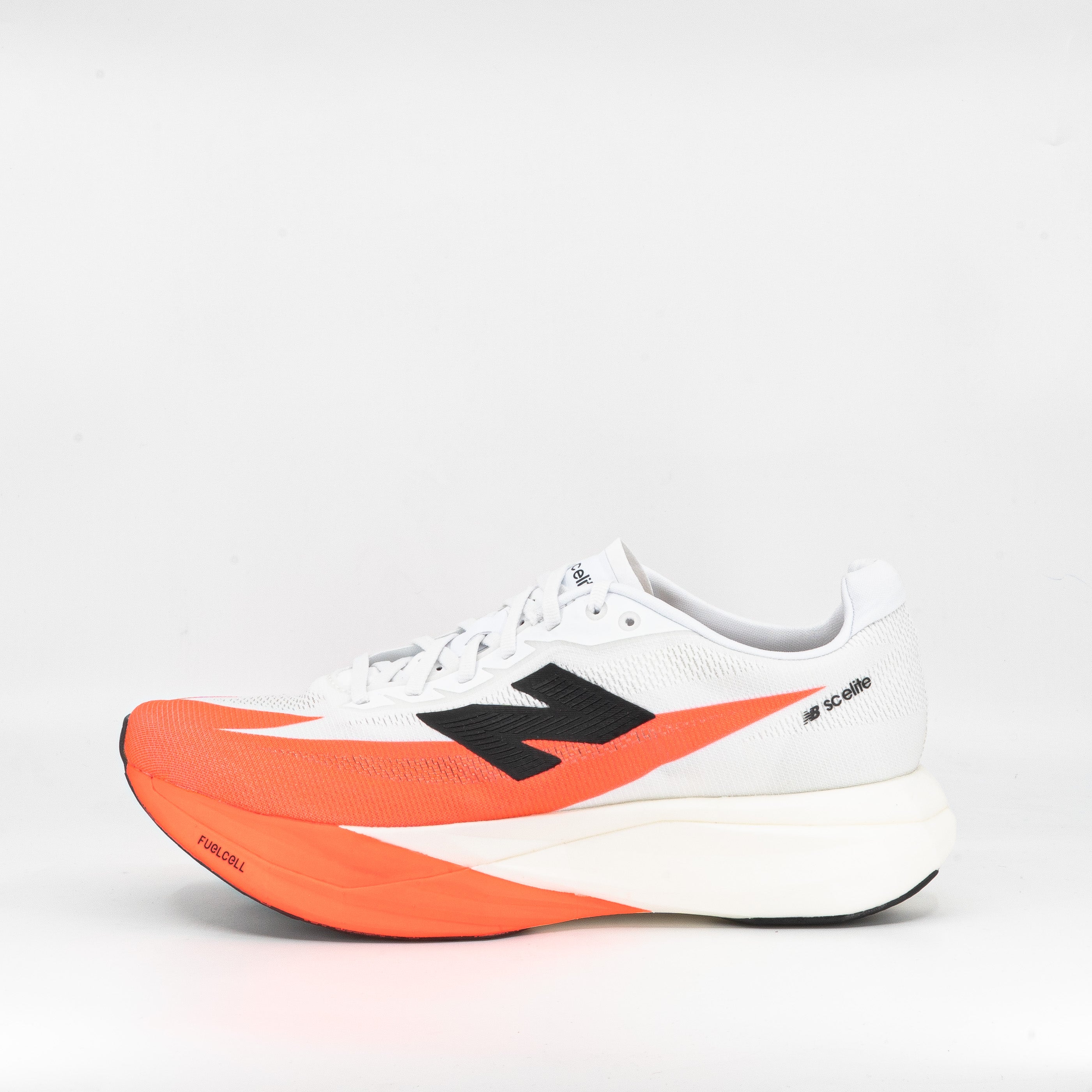 New Balance Fuelcell Supercomp Elite v5 (B Standard) Womens Urgent Red/White/Black - Frontrunner Colombo