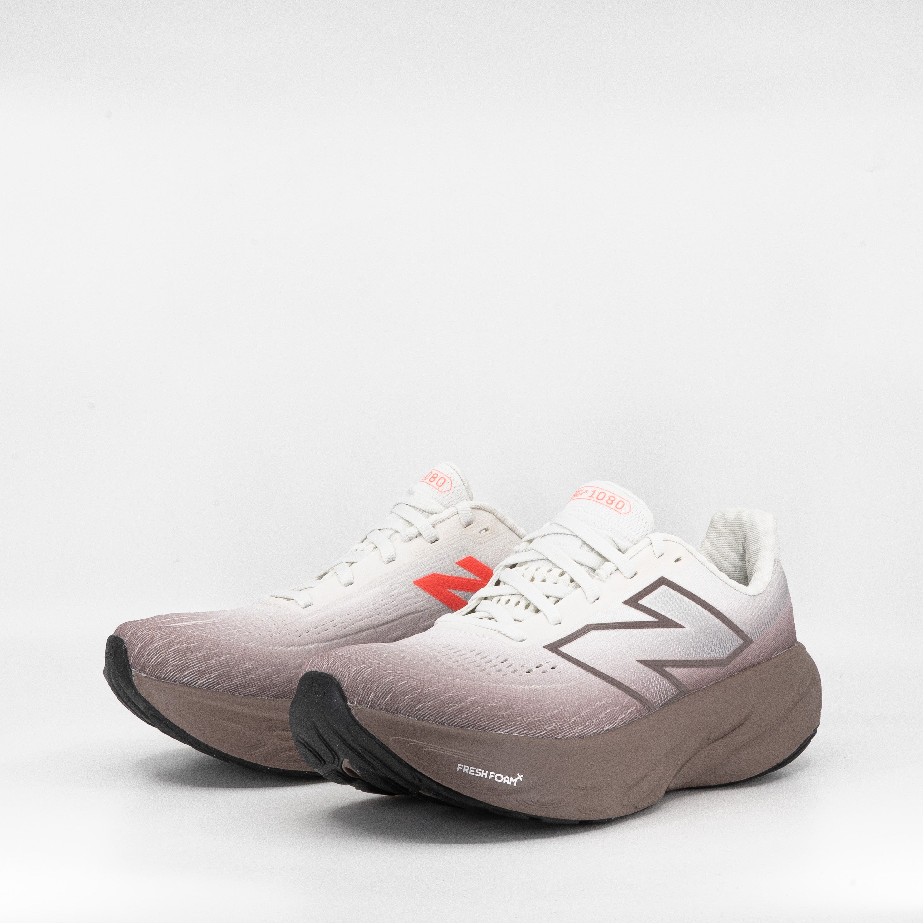 New Balance 1080 v14 (B Standard) Womens Earth Shadow/Urgent Red - Frontrunner Colombo