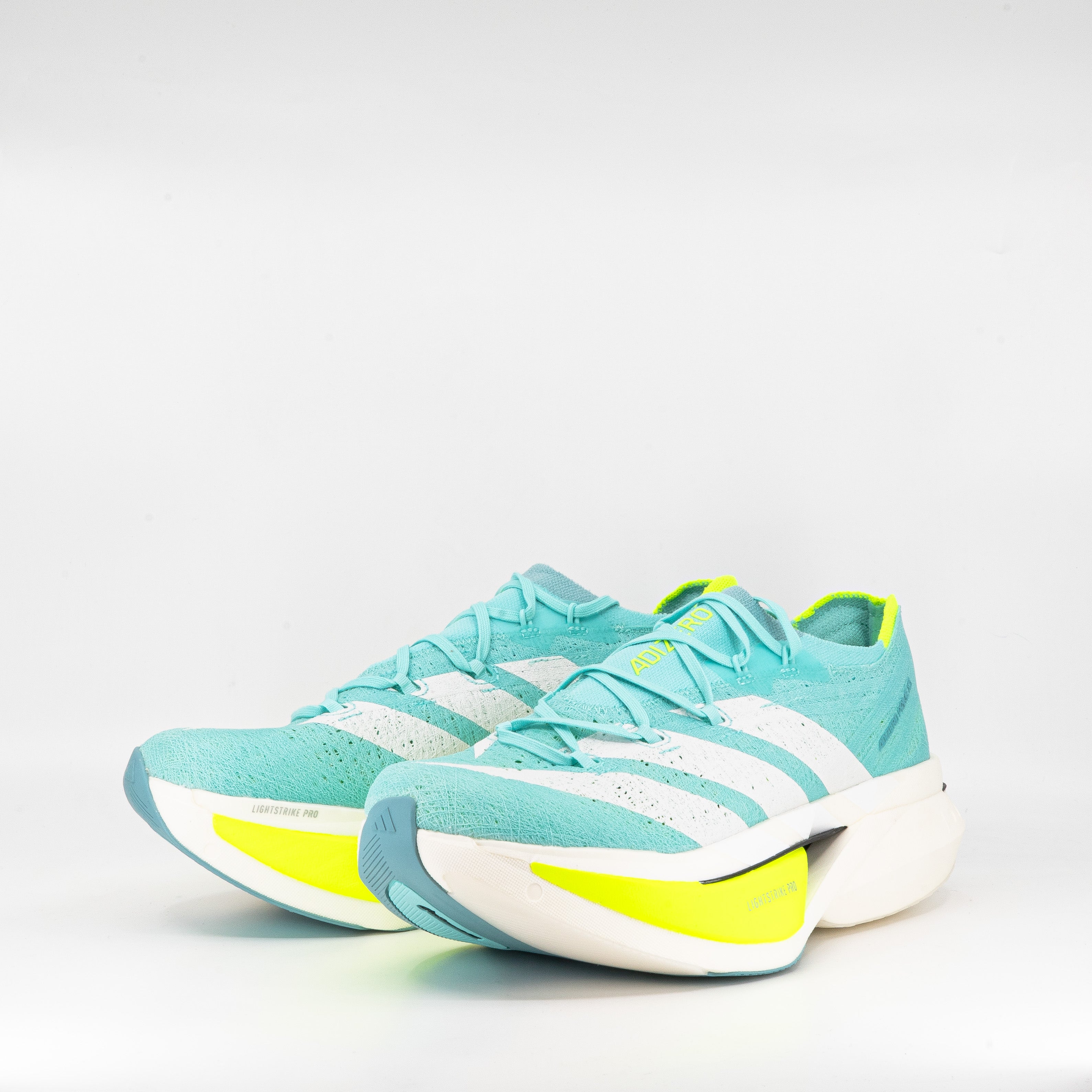 Adidas Adizero Prime X3 Strung (D Standard) Mens Flash Aqua/Lucid Lemon - Frontrunner Colombo