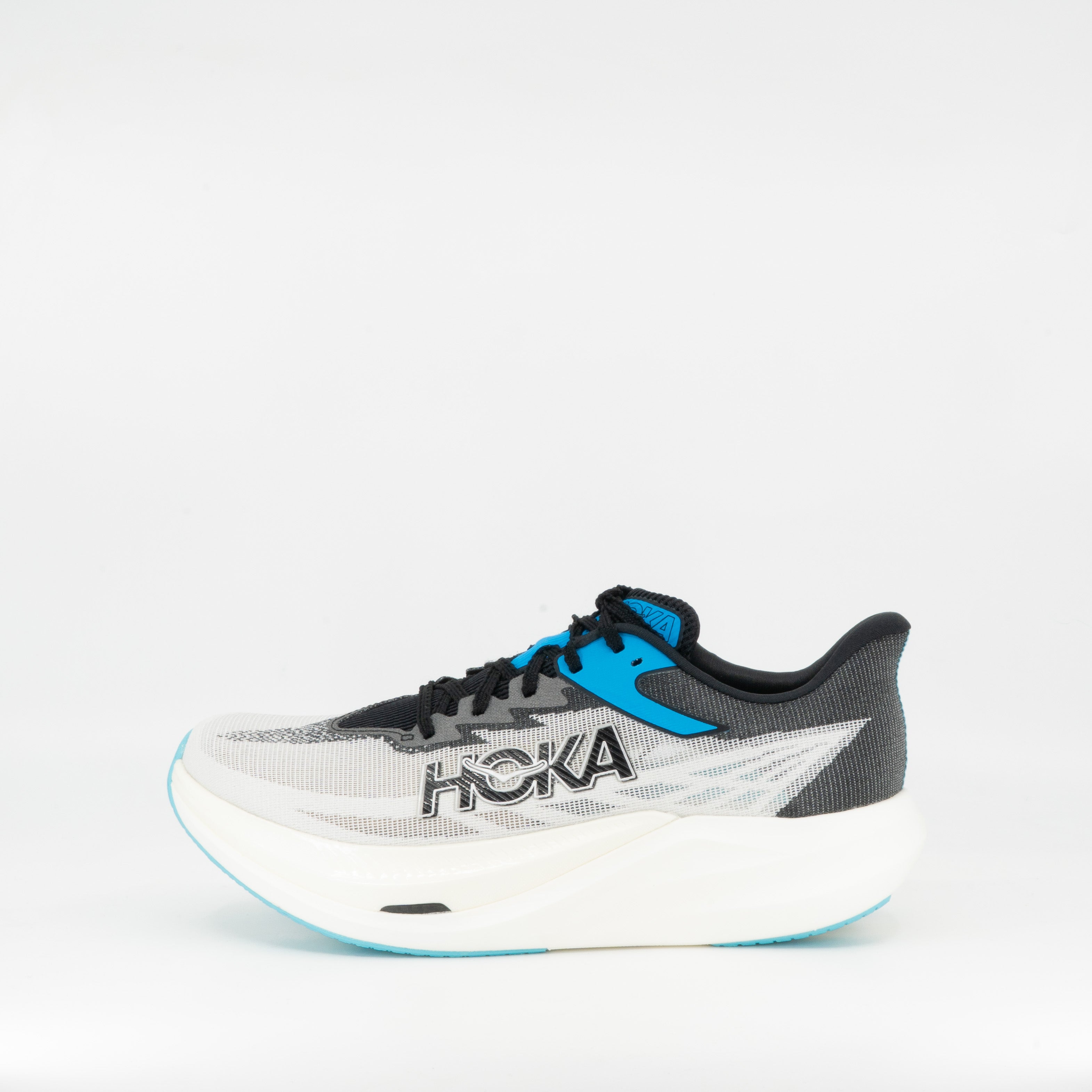 Hoka Rocket x 3 (D Standard) Unisex White/Black - Frontrunner Colombo