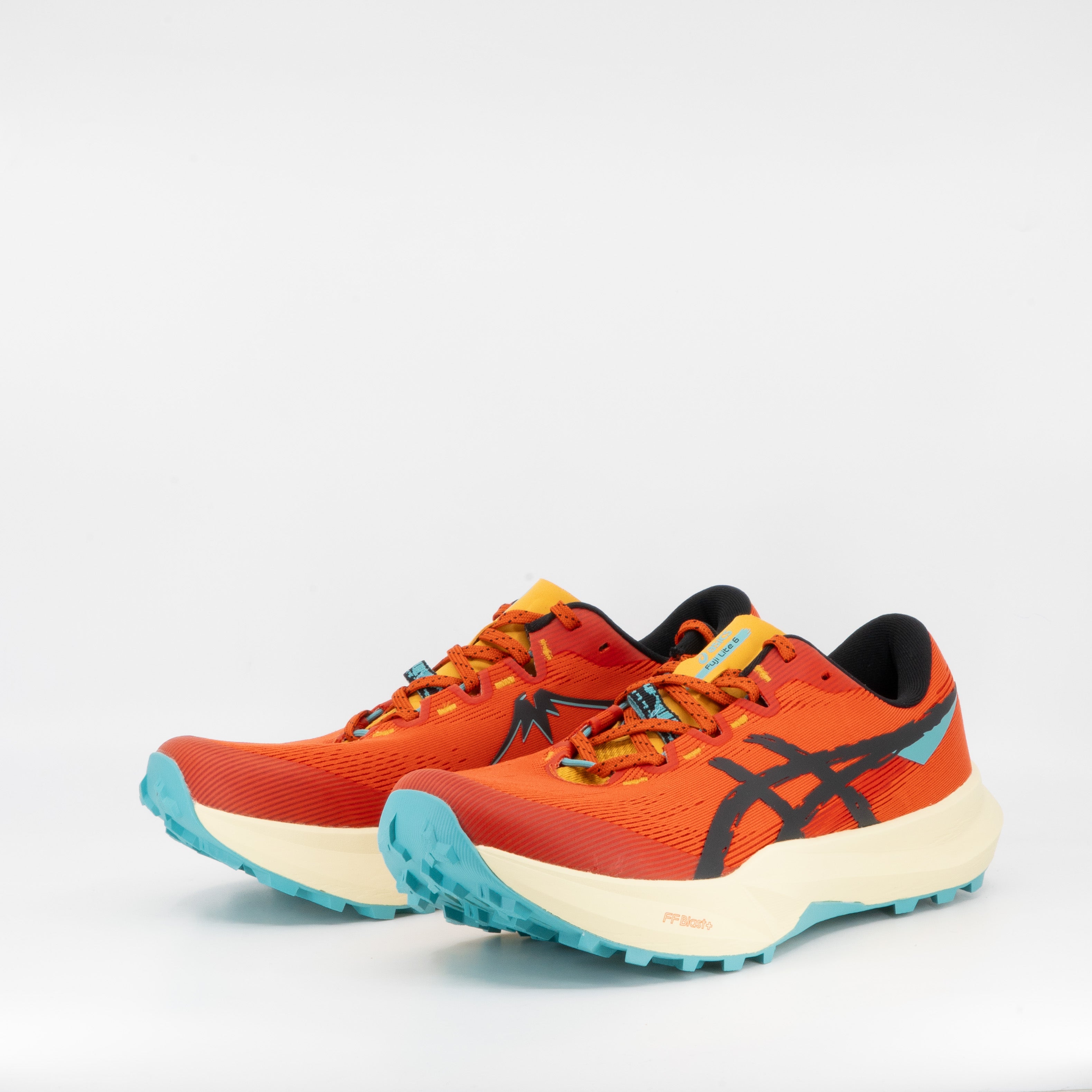 Asics Fuji Lite 6 (D Standard) Mens Red Clay/Black - Frontrunner Colombo