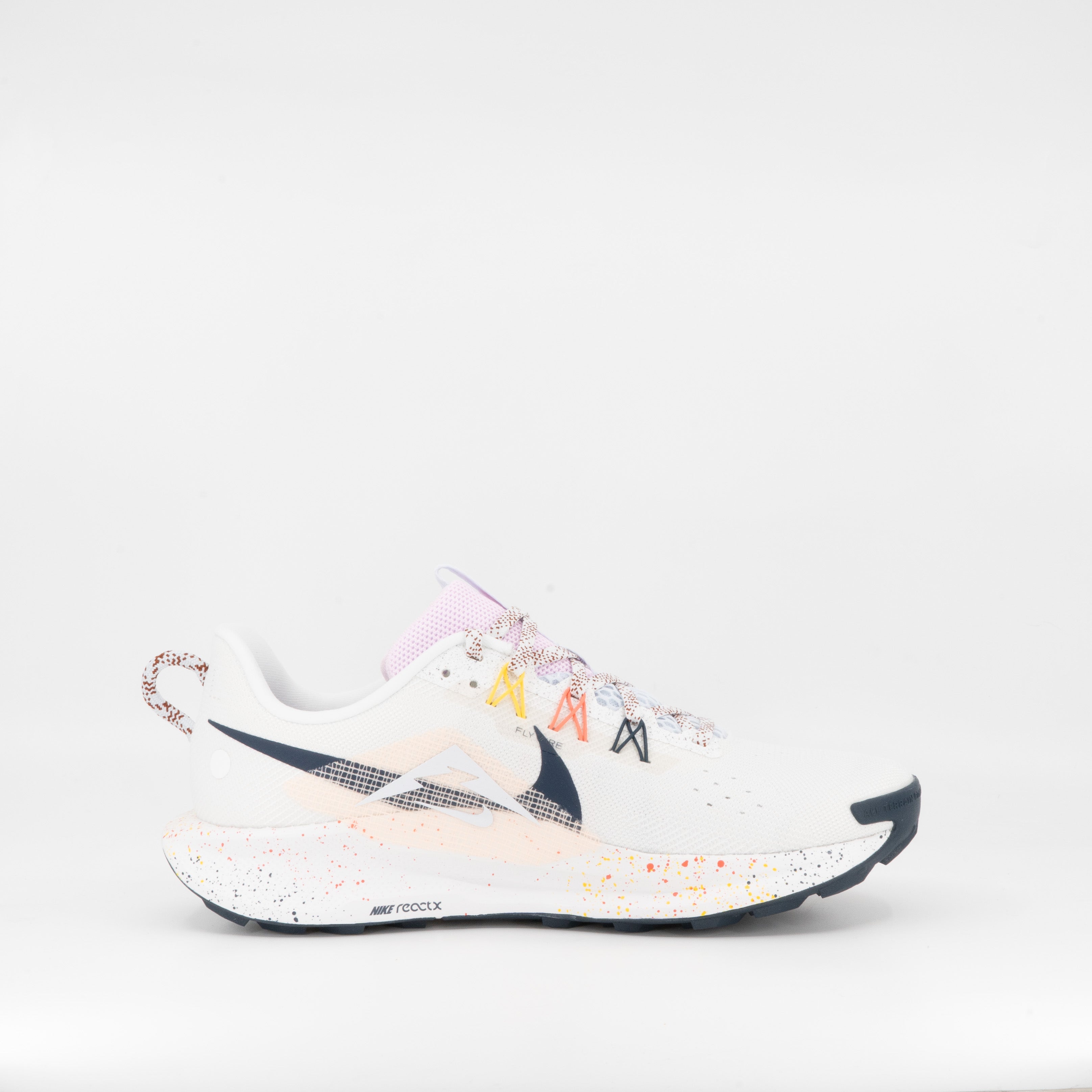 Nike ReactX Pegasus Trail 5 (D Standard) Mens Summit White/Navy - Frontrunner Colombo