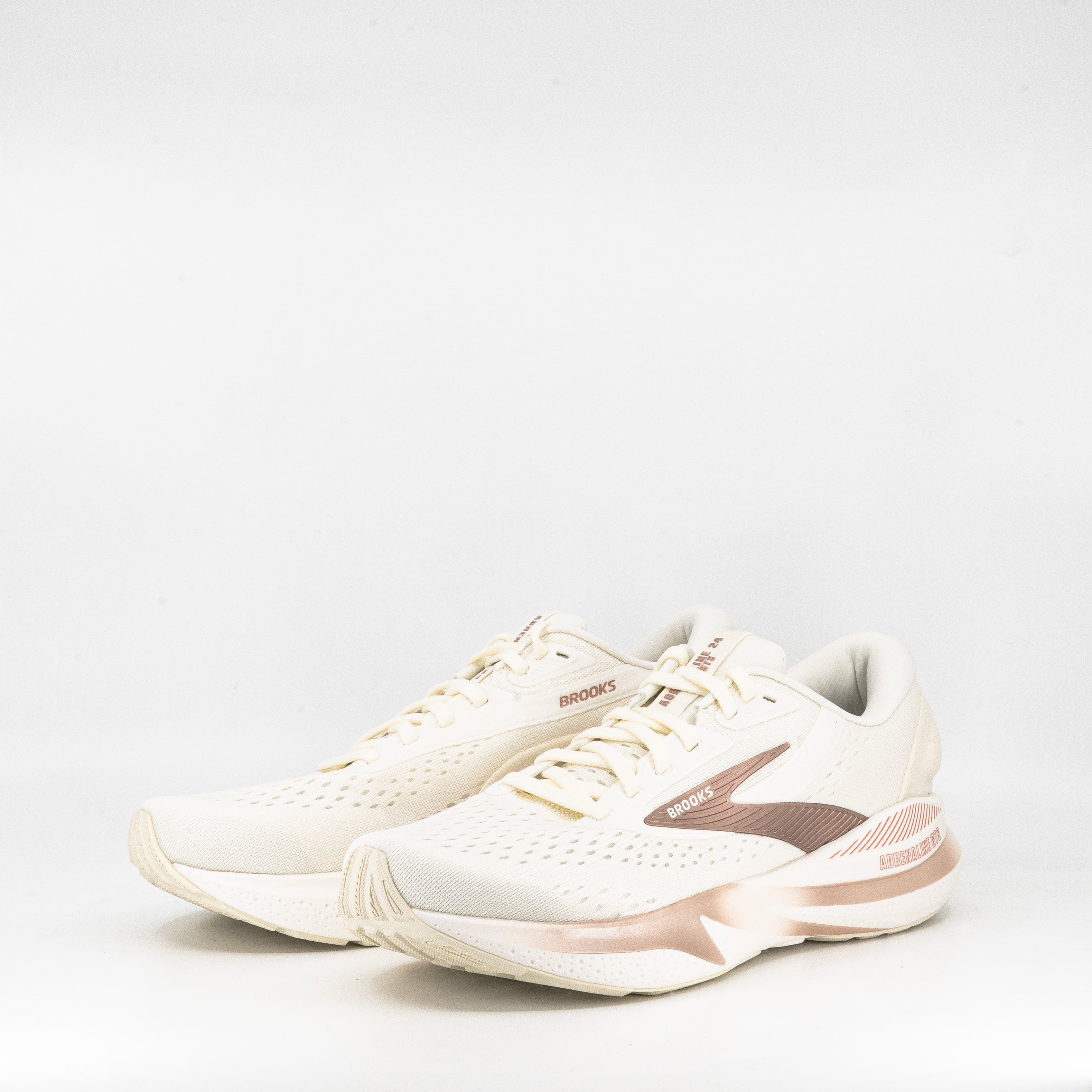 Brooks Adrenaline GTS 24 (B Standard) 24 Womens Coconut/Rose Gold/White - Frontrunner Colombo