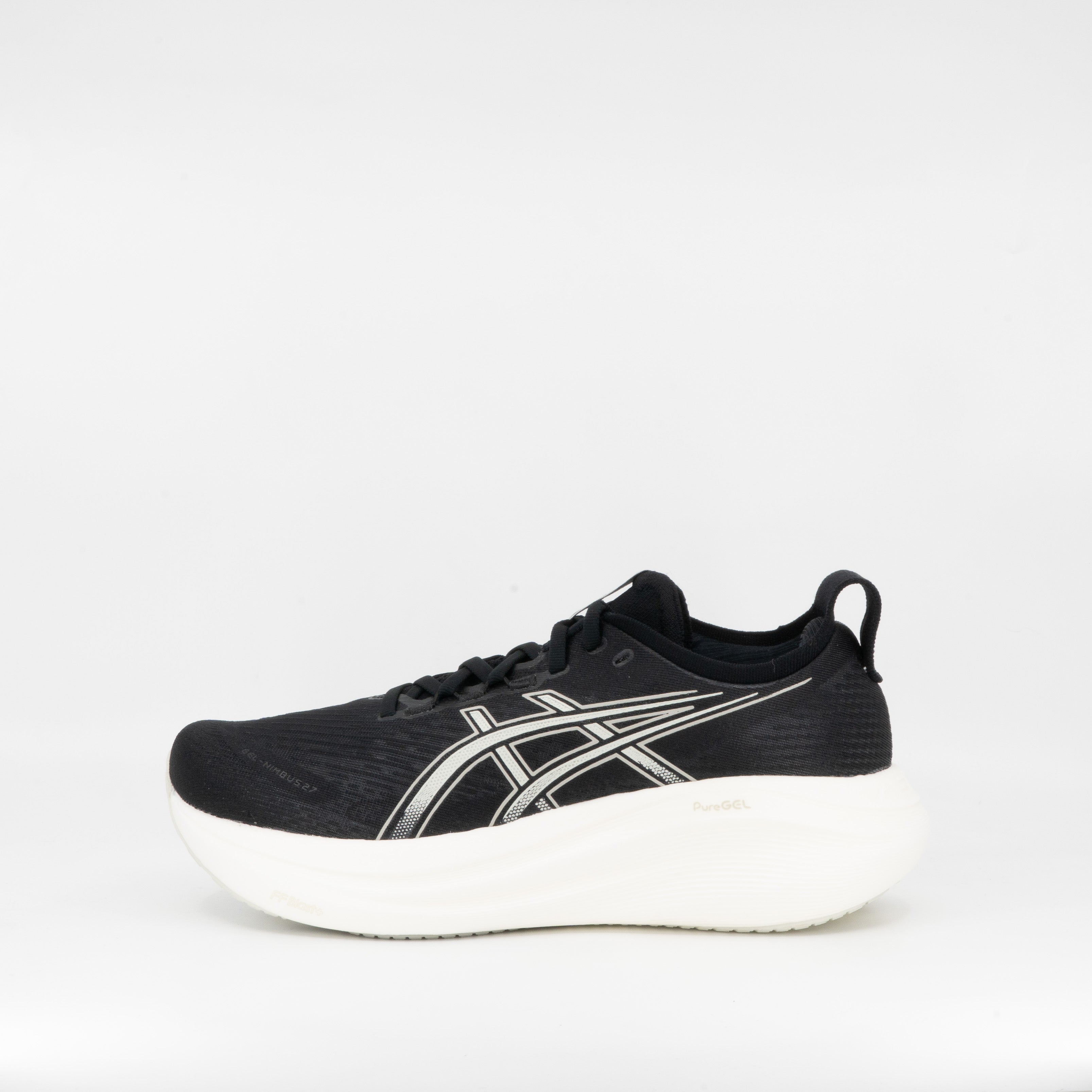 Asics Nimbus 27 (B Standard) Womens Black/Lake Grey - Frontrunner Colombo