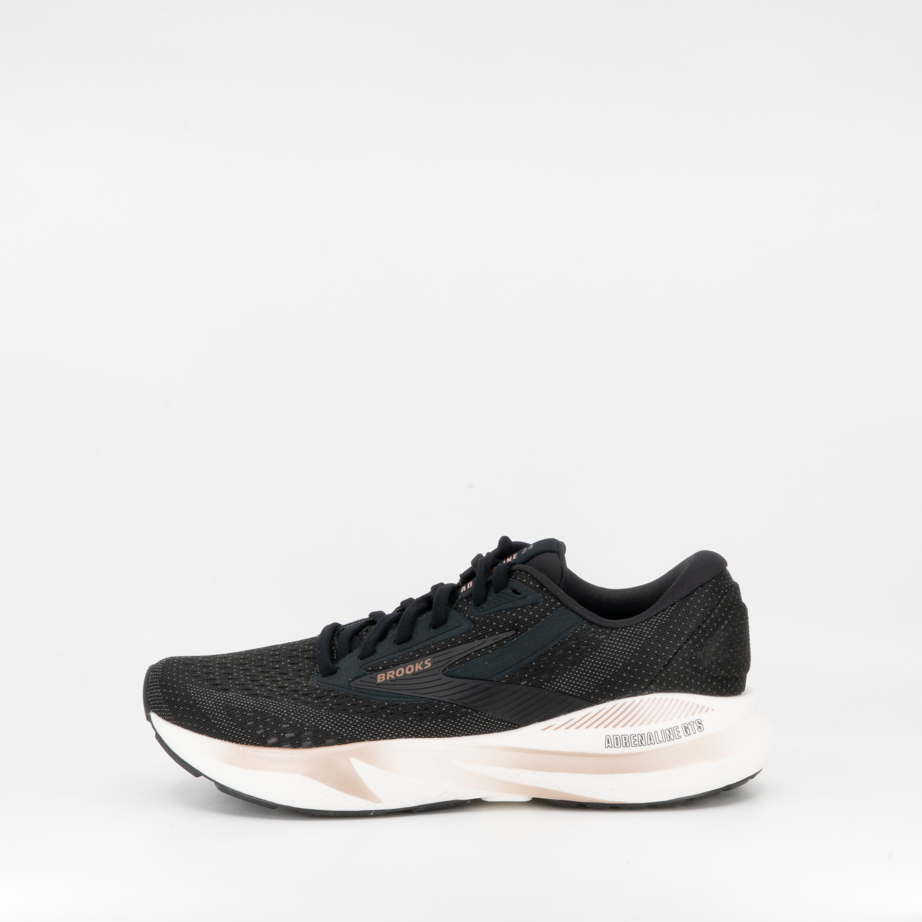 Brooks Adrenaline GTS 24 (B Standard) Womens Black/Excalibur/Rose - Frontrunner Colombo