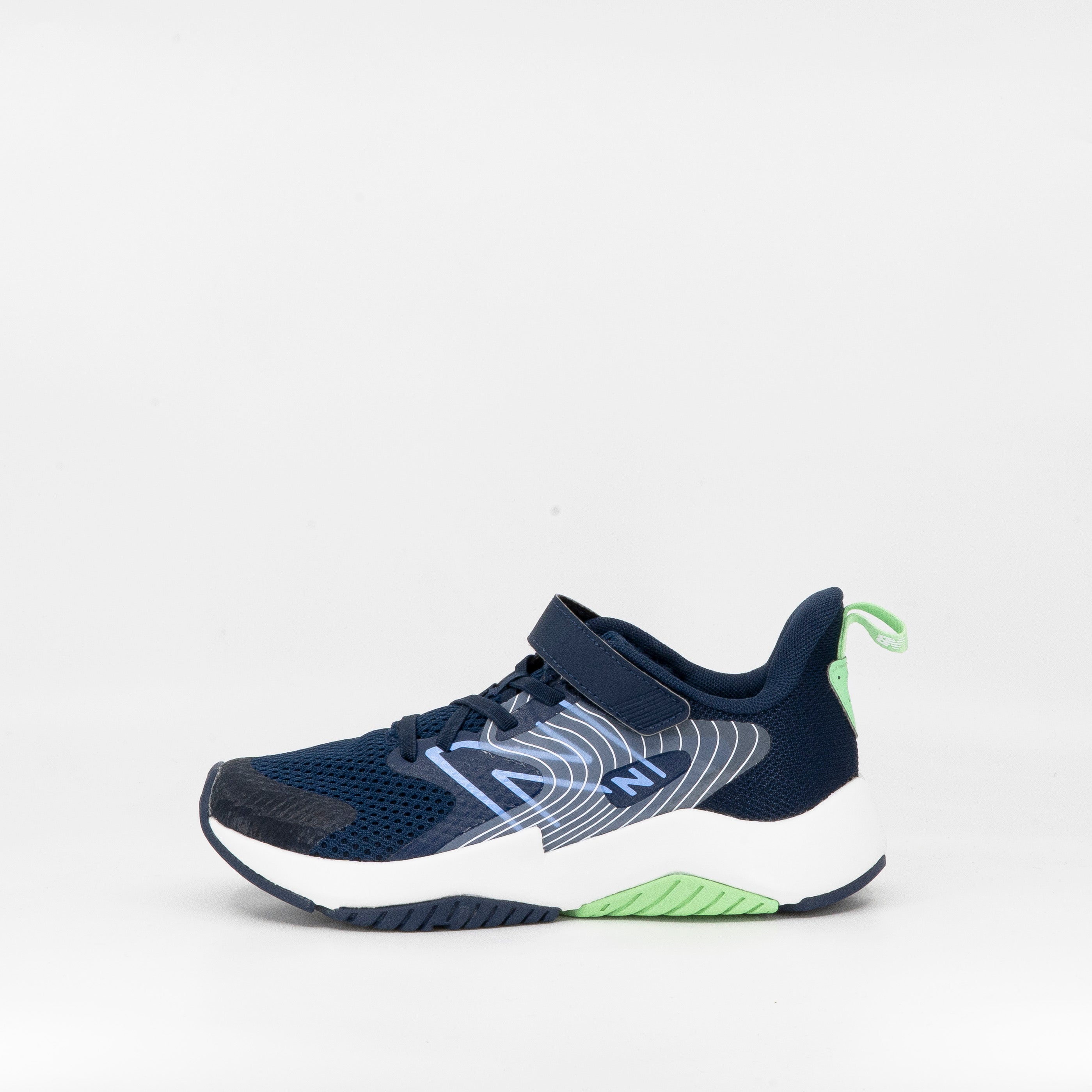 New Balance Rave Run v2 (Kids) Navy Electric Sky Sweetgrass - Frontrunner Colombo