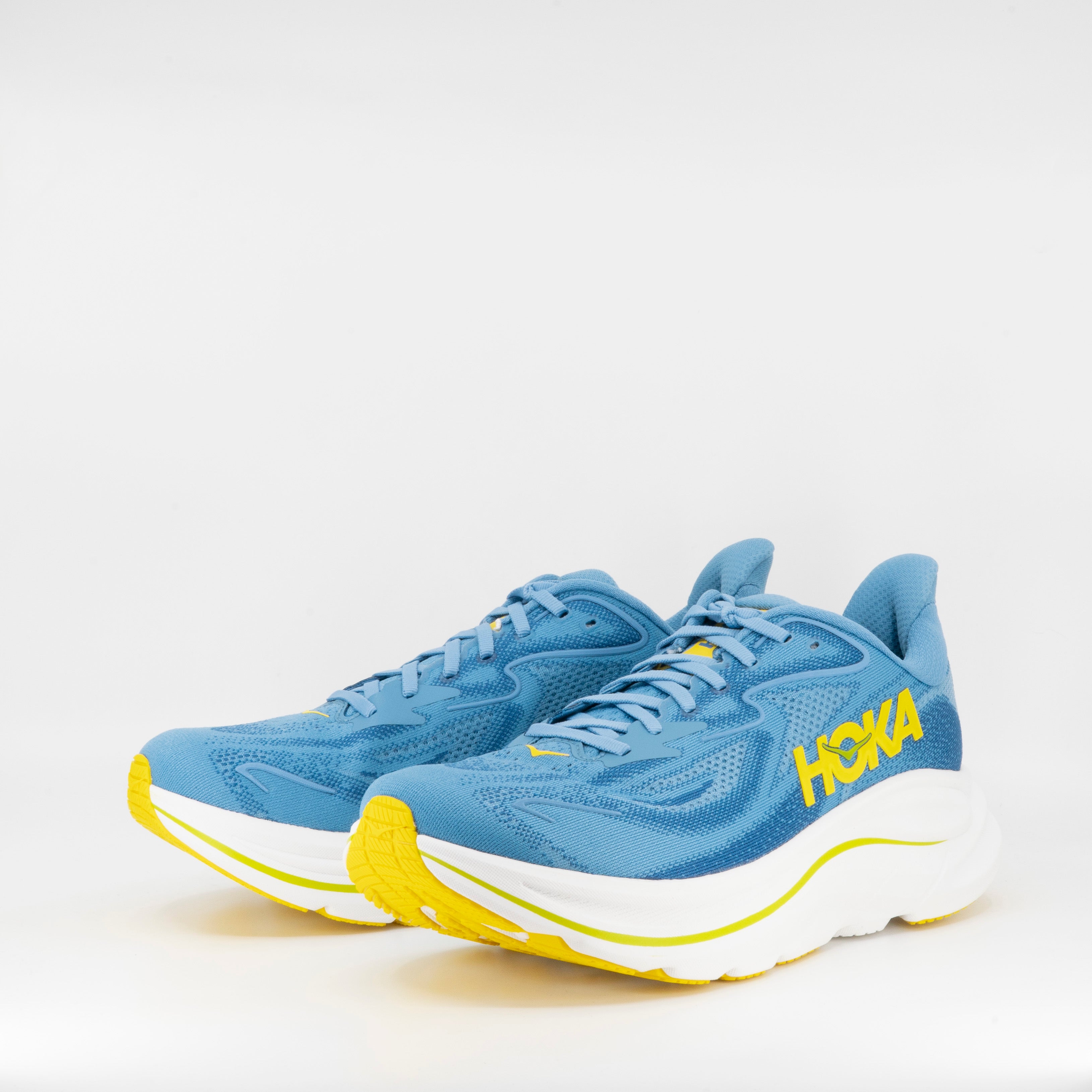 Hoka Clifton 10 (D Standard) Mens Alpine Blue/Foggy Night - Frontrunner Colombo