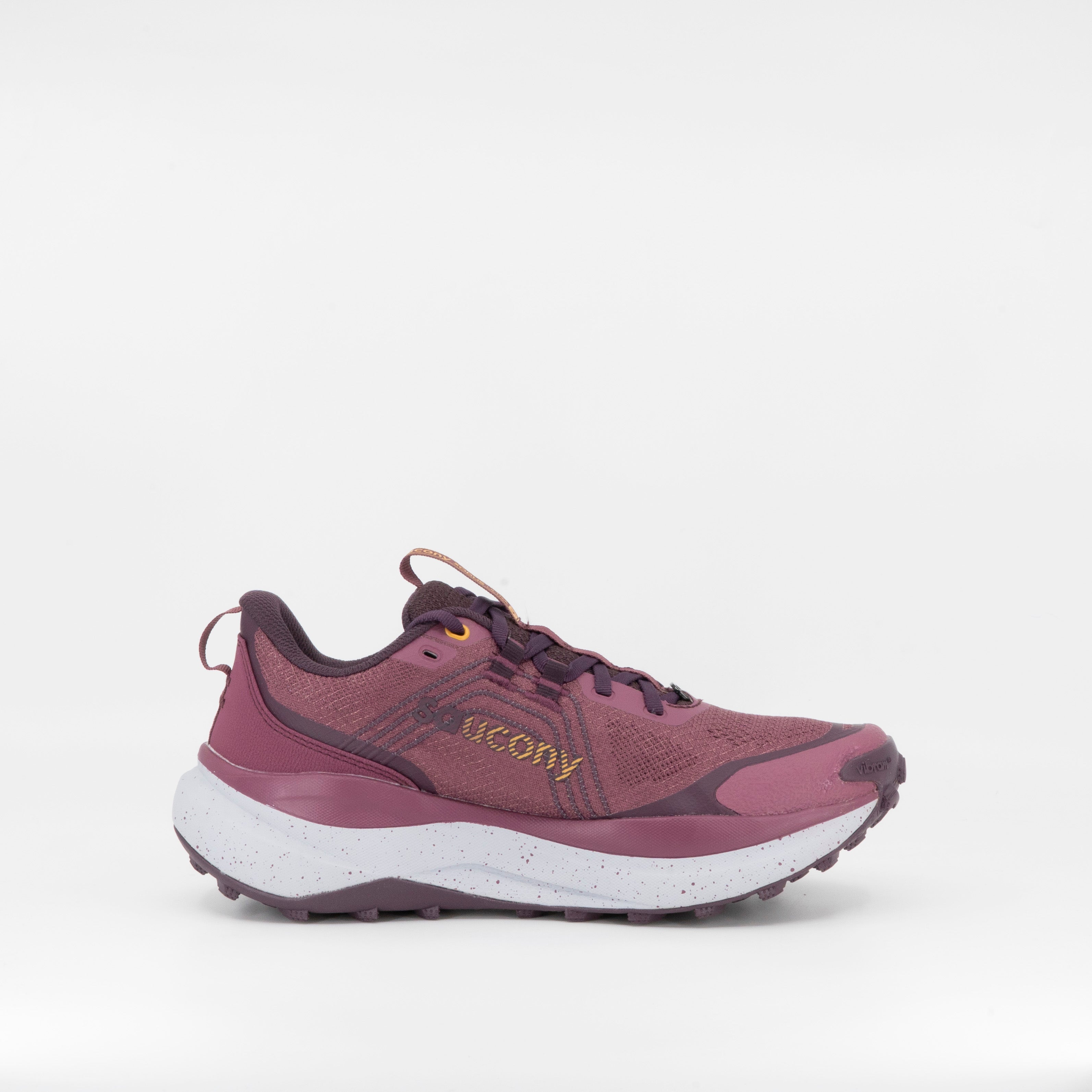 Saucony Xodus Ultra 4 (B Standard) Womens Terra/Wine - Frontrunner Colombo