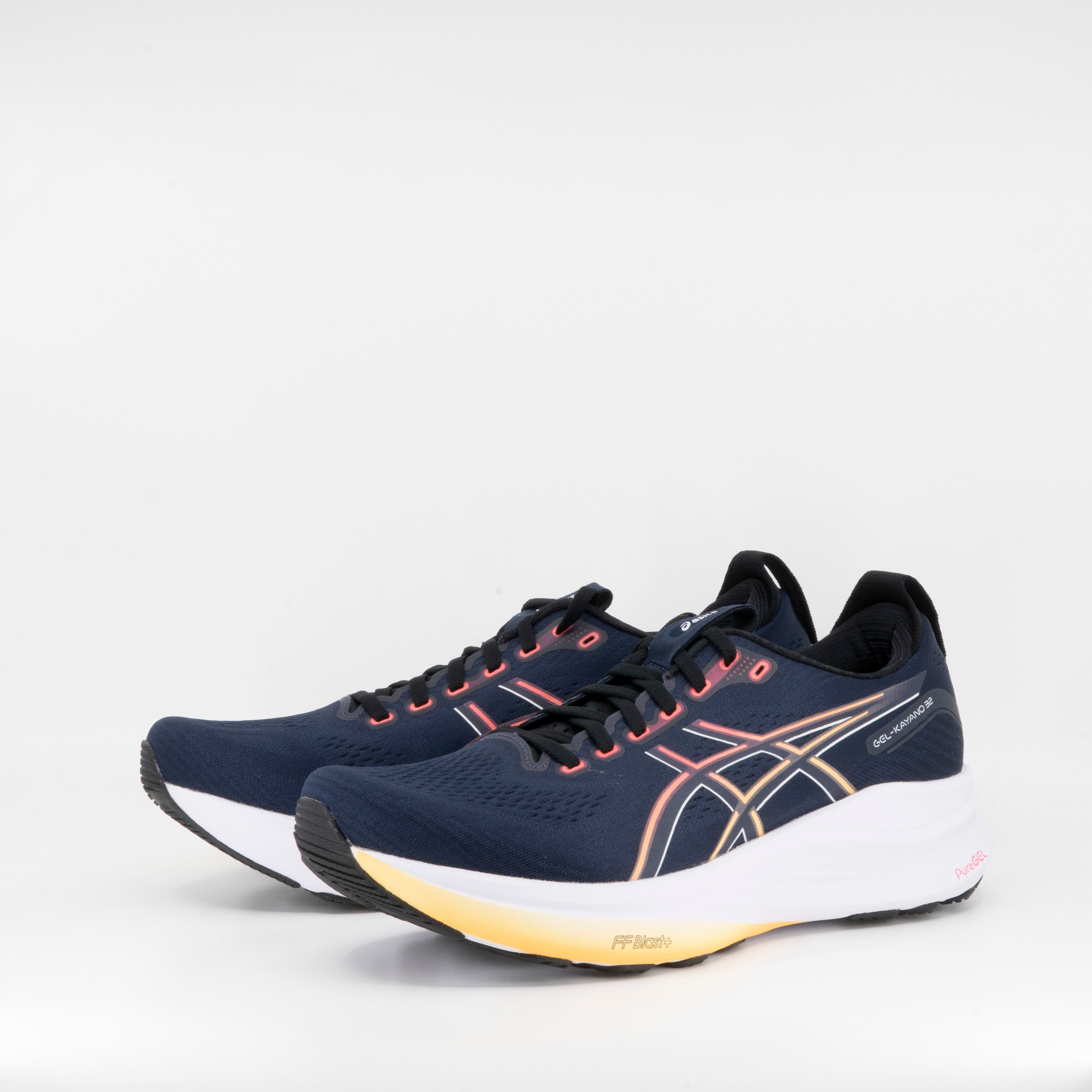 Asics Gel-Kayano 32 (2E Wide) Mens Midnight/Black - Frontrunner Colombo