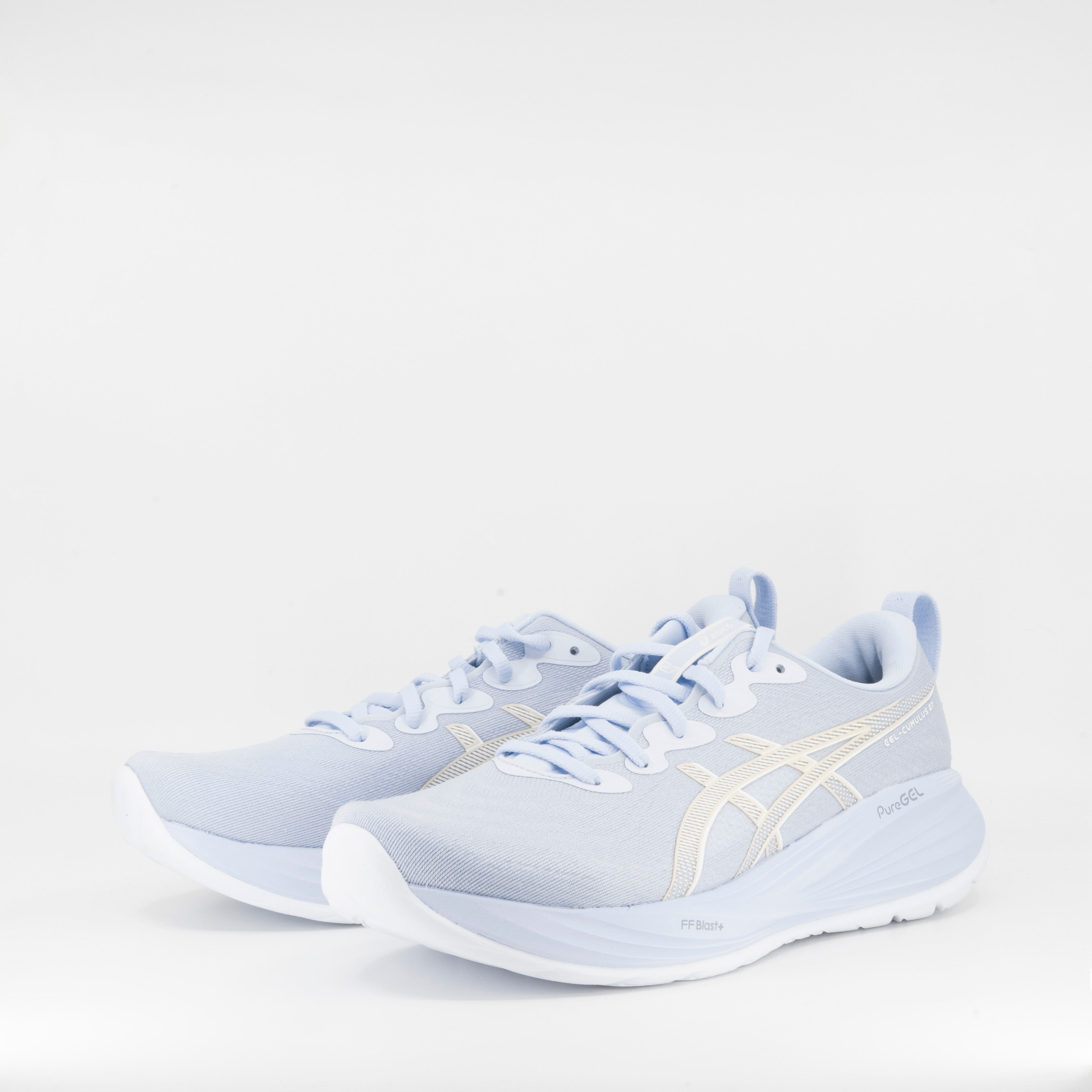 Asics Gel-Cumulus 27 (B Standard) Womens Blue Fade/White - Frontrunner Colombo