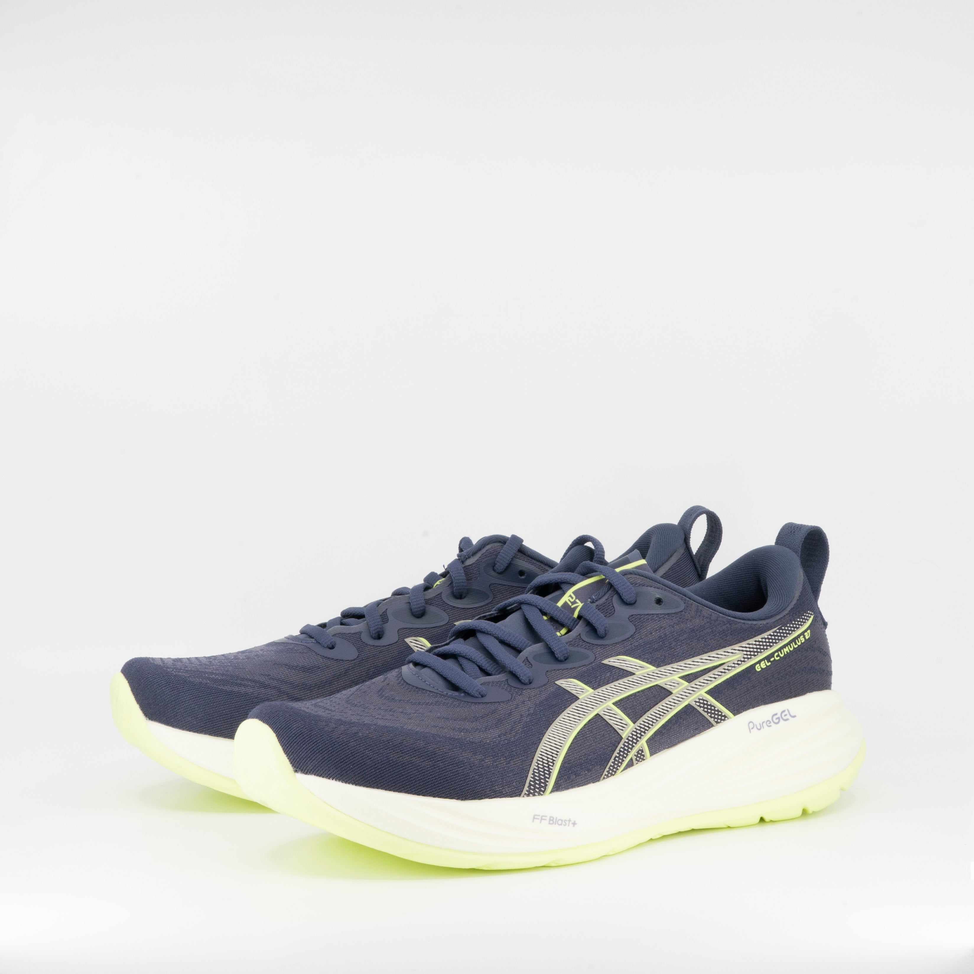 Asics Gel Cumulus 27 (D Standard) Mens Indigo Fog/Lucid Yellow - Frontrunner Colombo