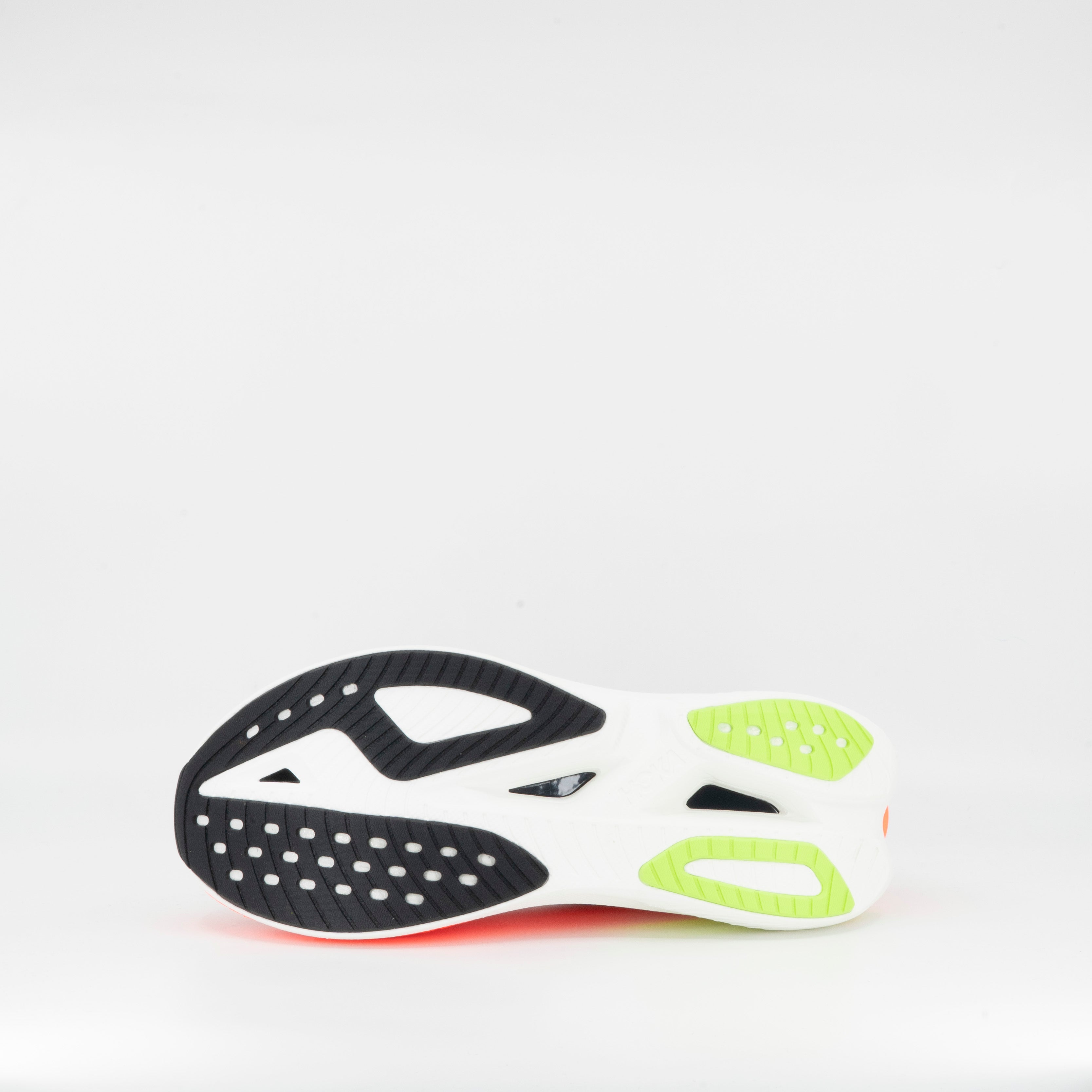 Hoka Mach X 3 (D Standard) Men White/Neon Tangerine - Frontrunner Colombo