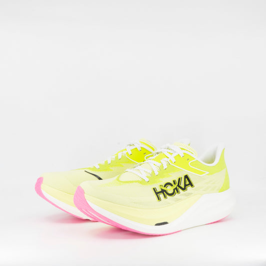 Hoka Rocket X 3 (D Standard) Unisex Sunlight/Neon Hoka Citrus - Frontrunner Colombo