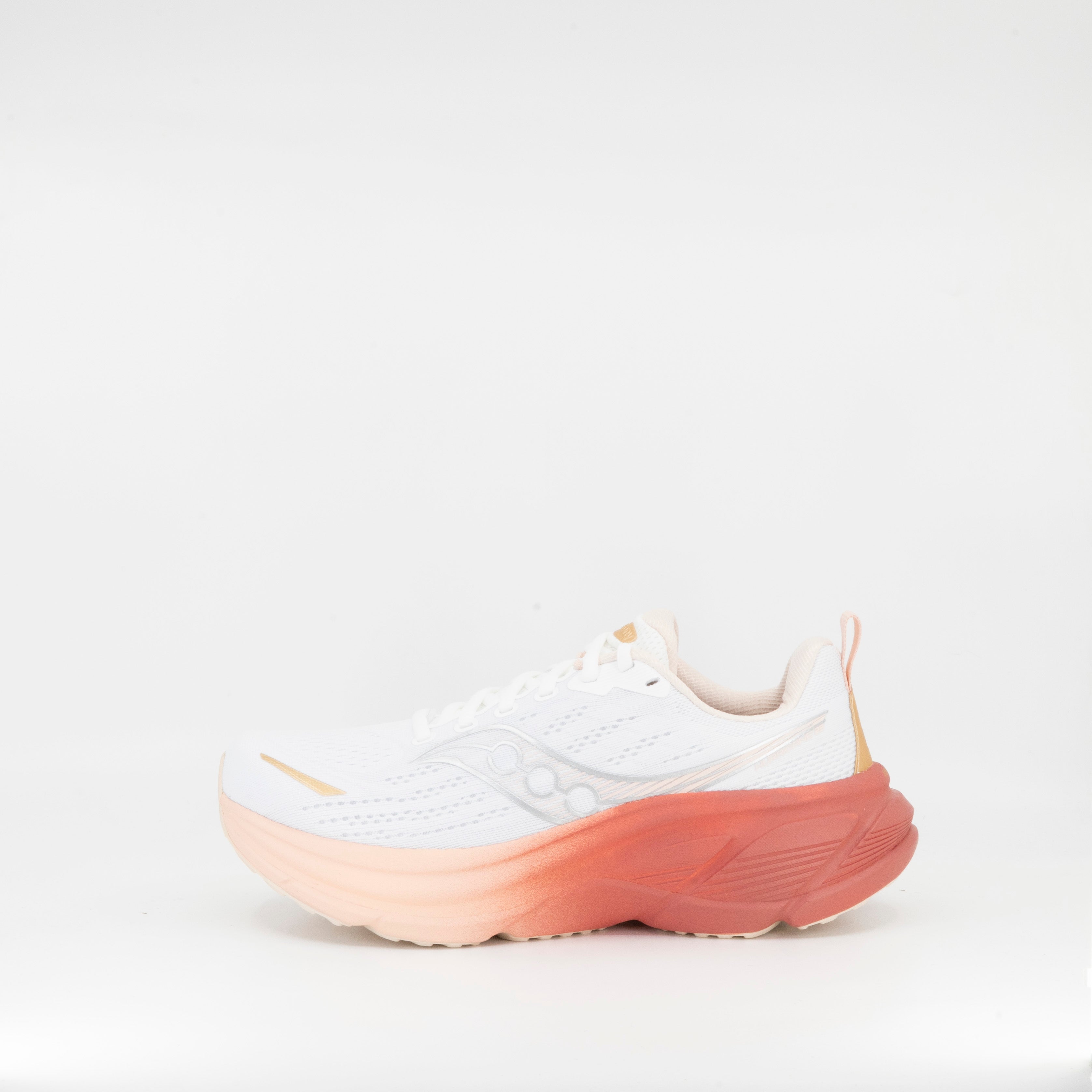 Saucony Hurricane 25 (B Standard) Womens White/Cameo - Frontrunner Colombo