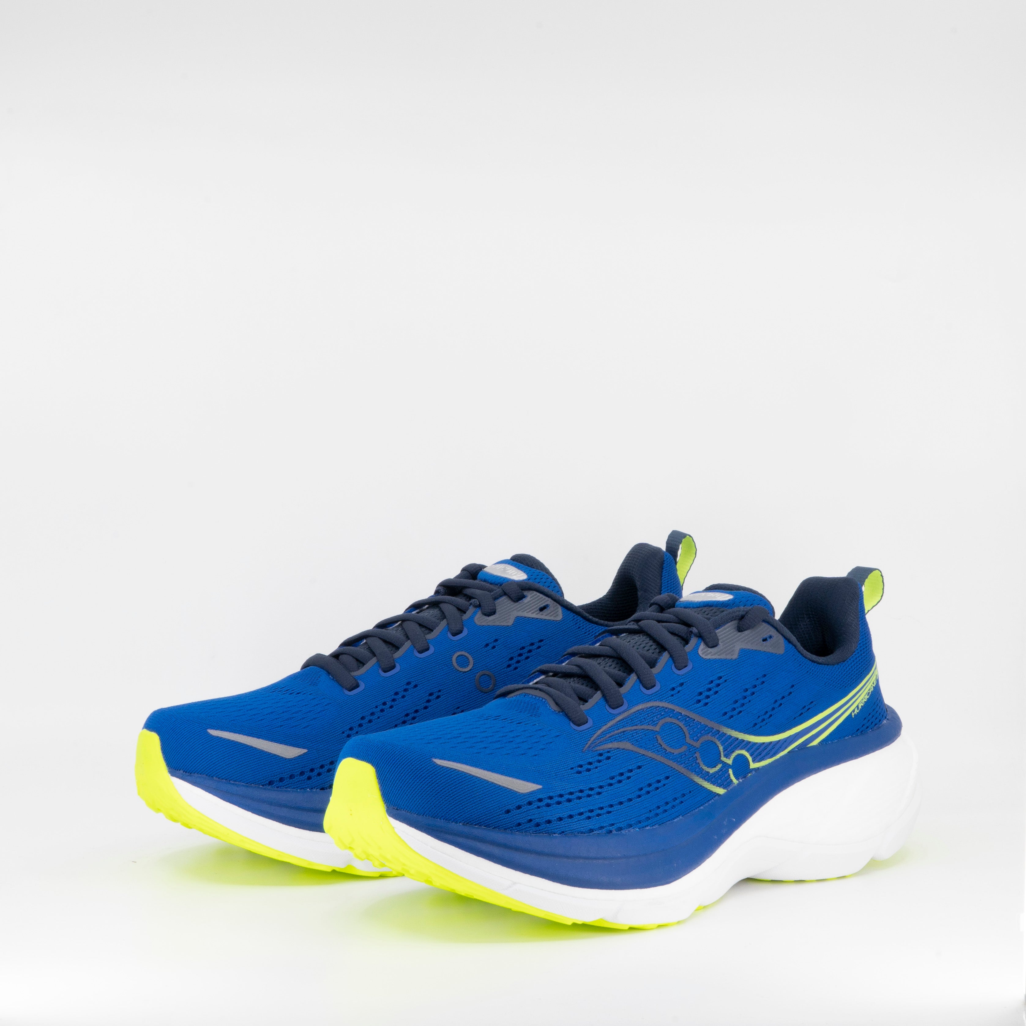 Saucony Hurricane 25 (D Standard) Mens Lapis/Citron - Frontrunner Colombo