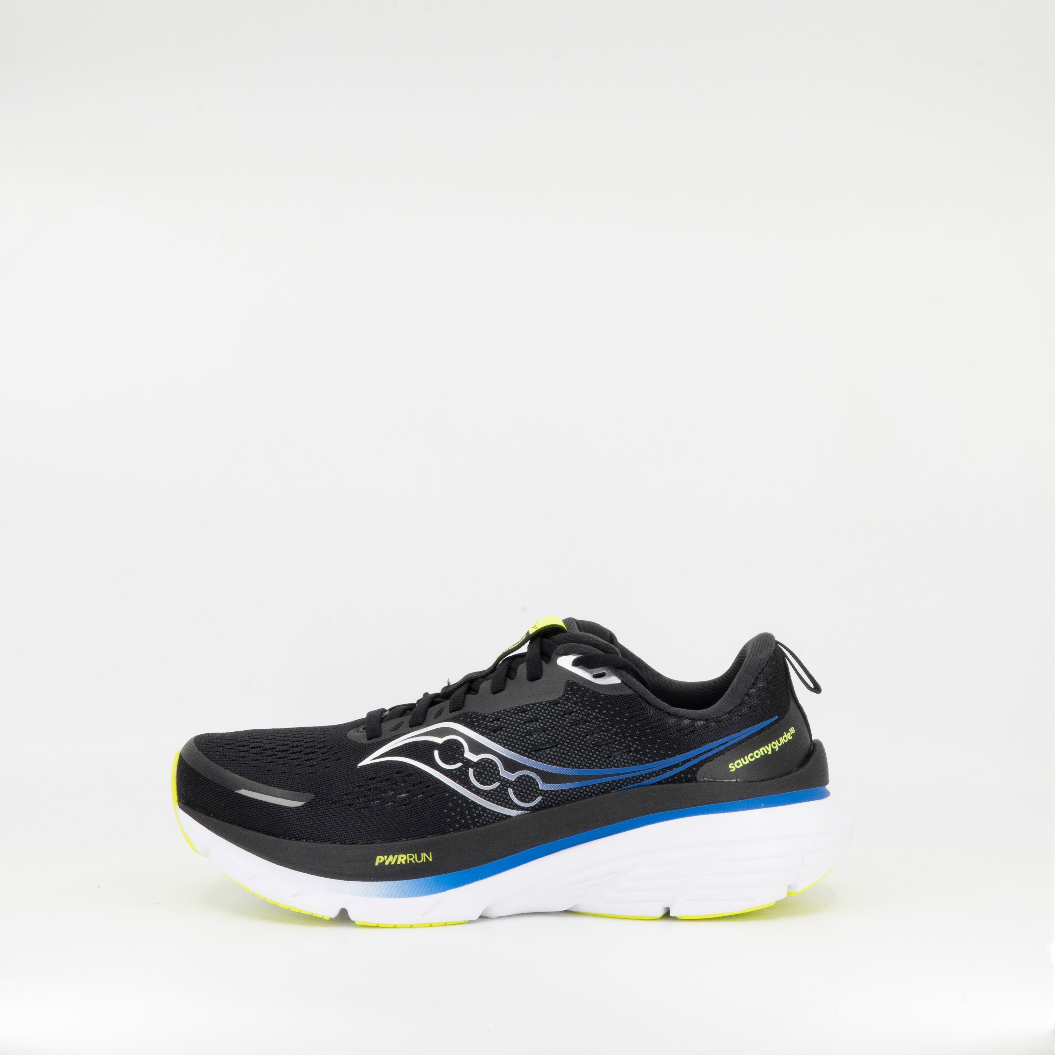 Saucony Guide 18 (D Standard) Mens Black/Lapis - Frontrunner Colombo