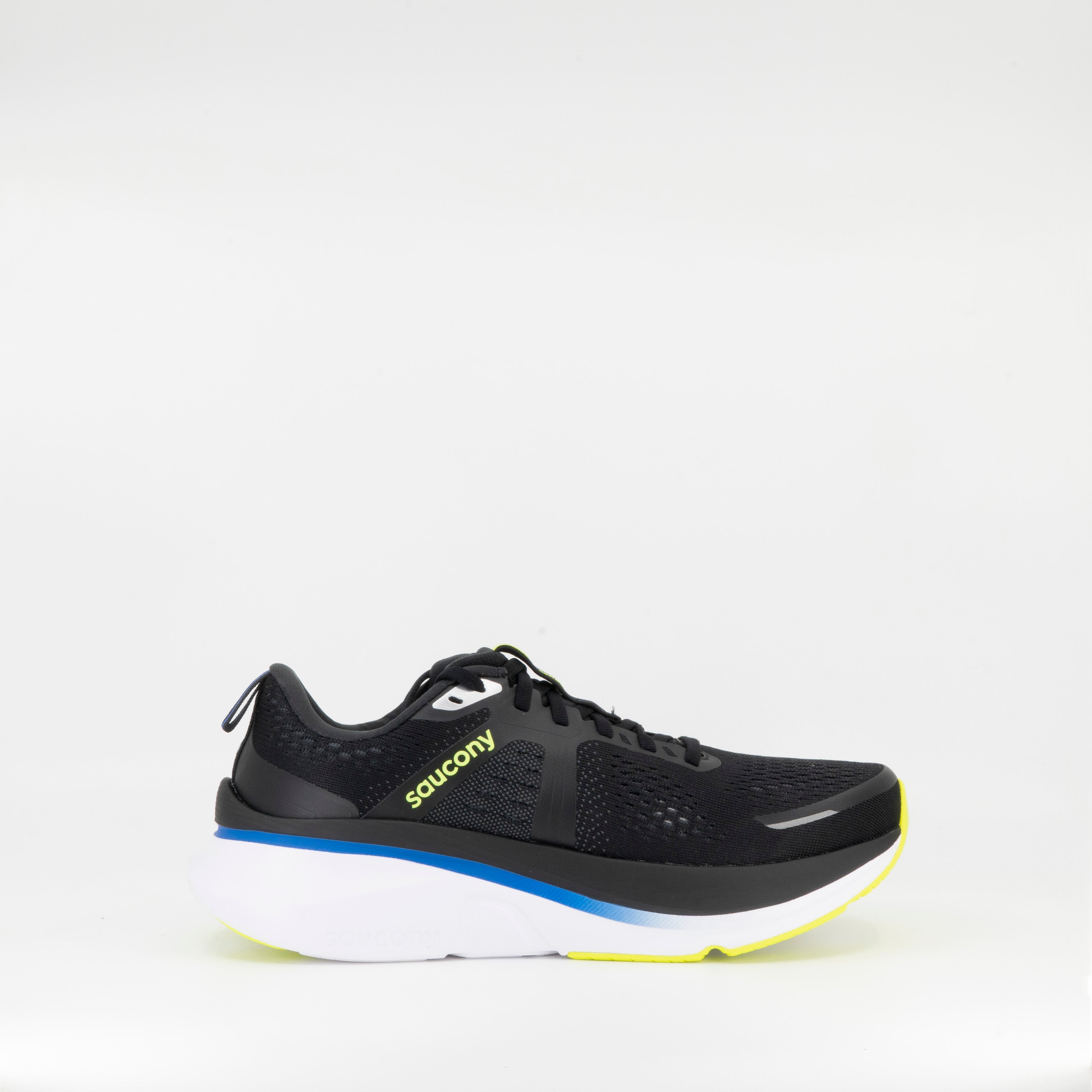 Saucony Guide 18 (D Standard) Mens Black/Lapis - Frontrunner Colombo