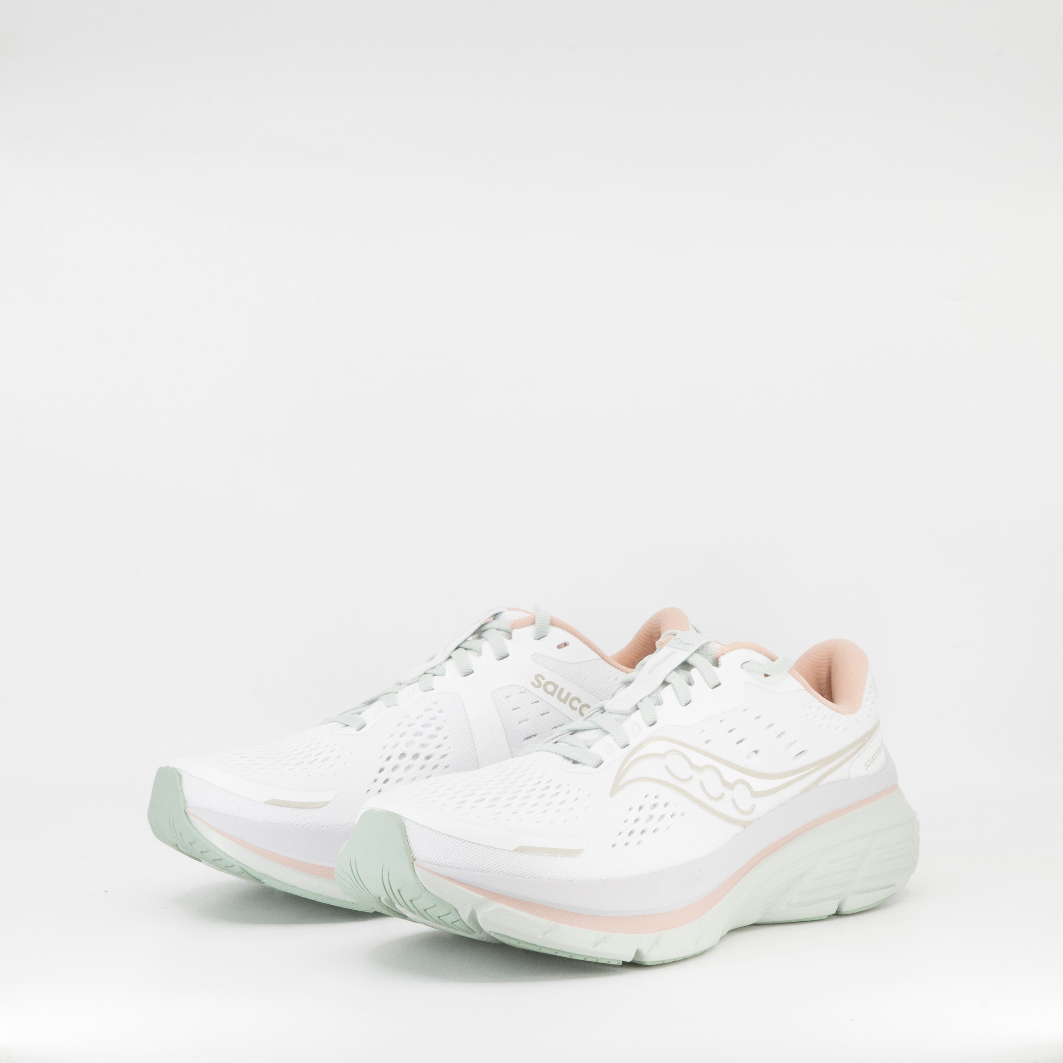 Saucony Guide 18 (B Standard) Womens White/Mist - Frontrunner Colombo