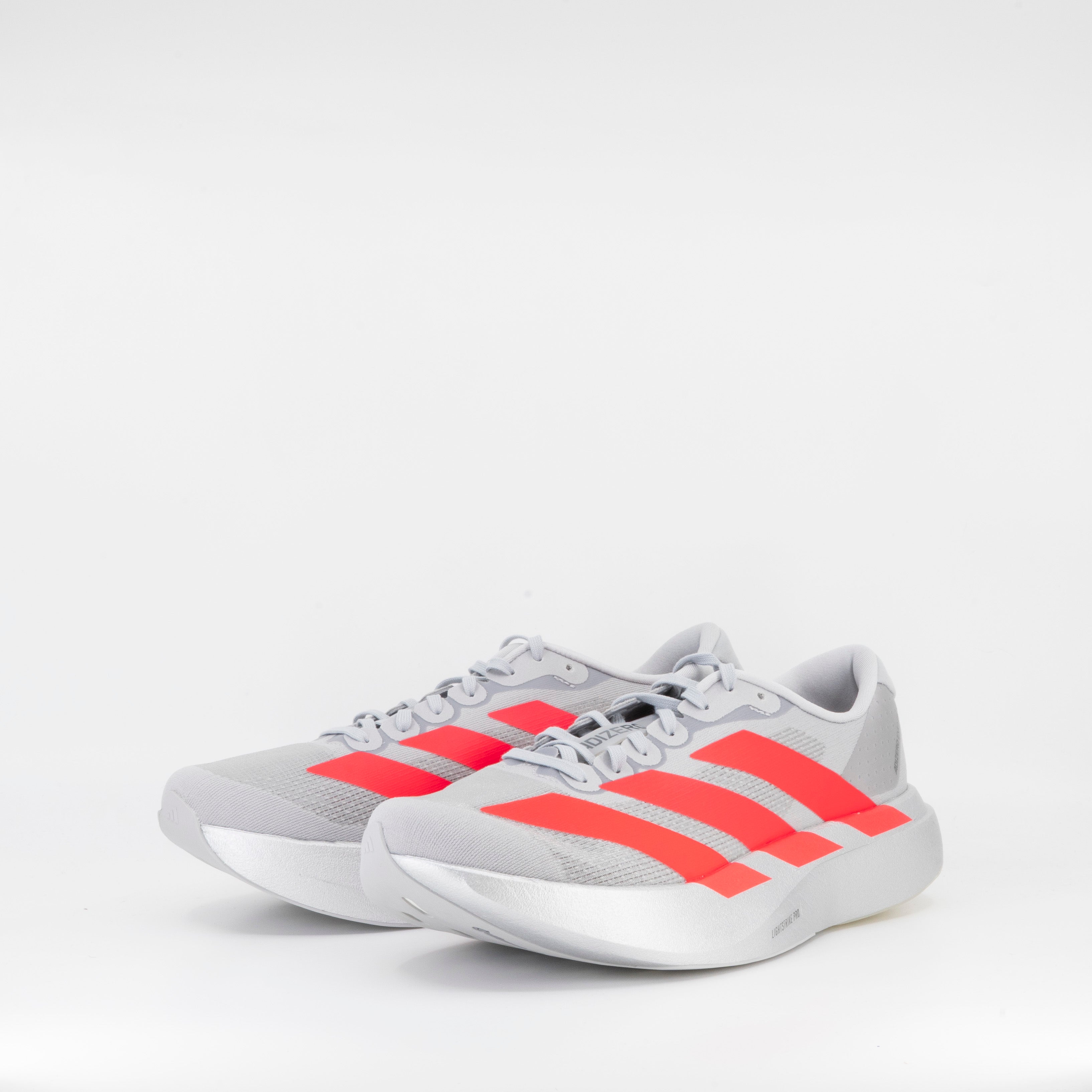 Adidas Adizero Evo SL (B Standard) Womens Silver/Red - Frontrunner Colombo