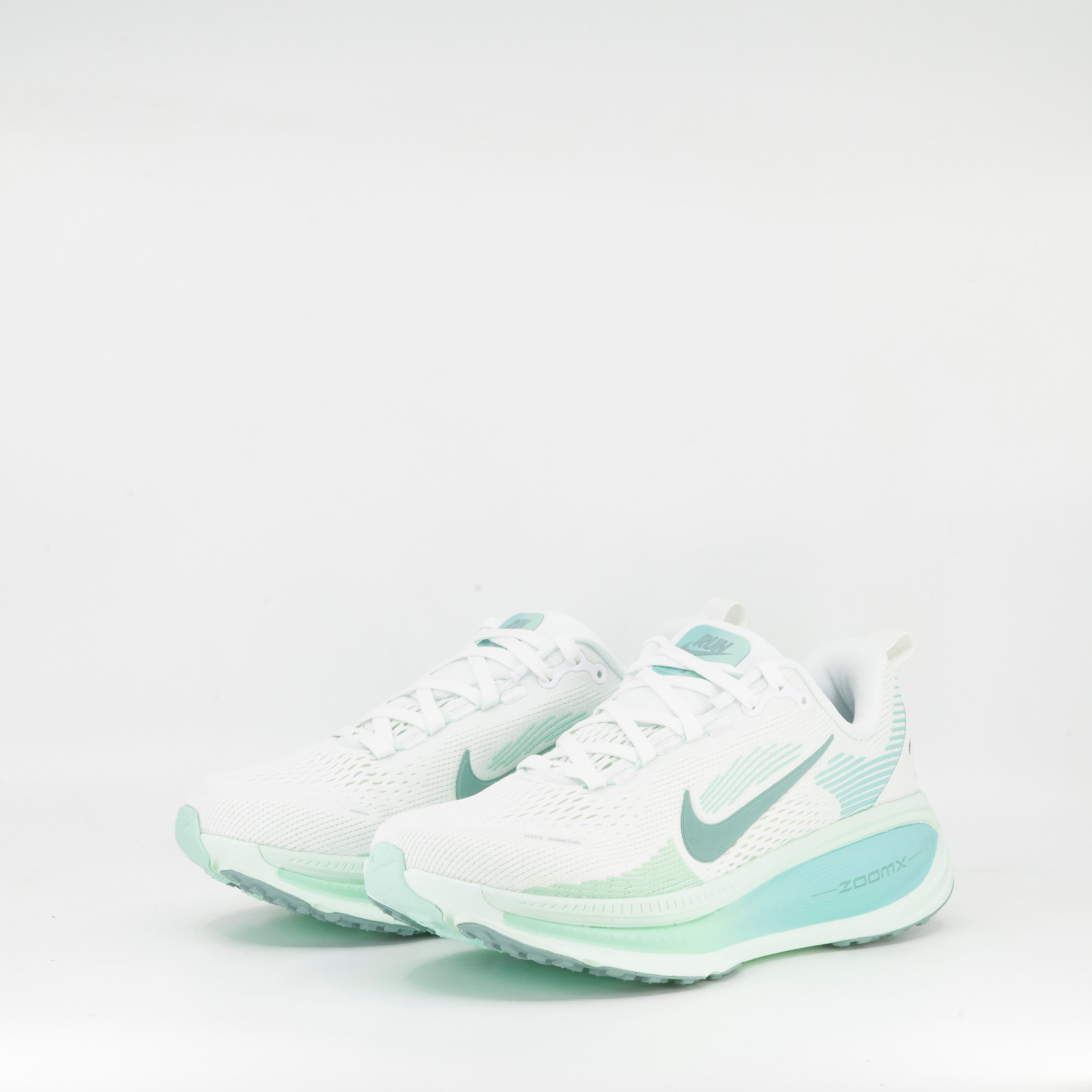 Nike Zoom Vomero 18 (B Standard) Womens White/Cannon bleached turq - Frontrunner Colombo