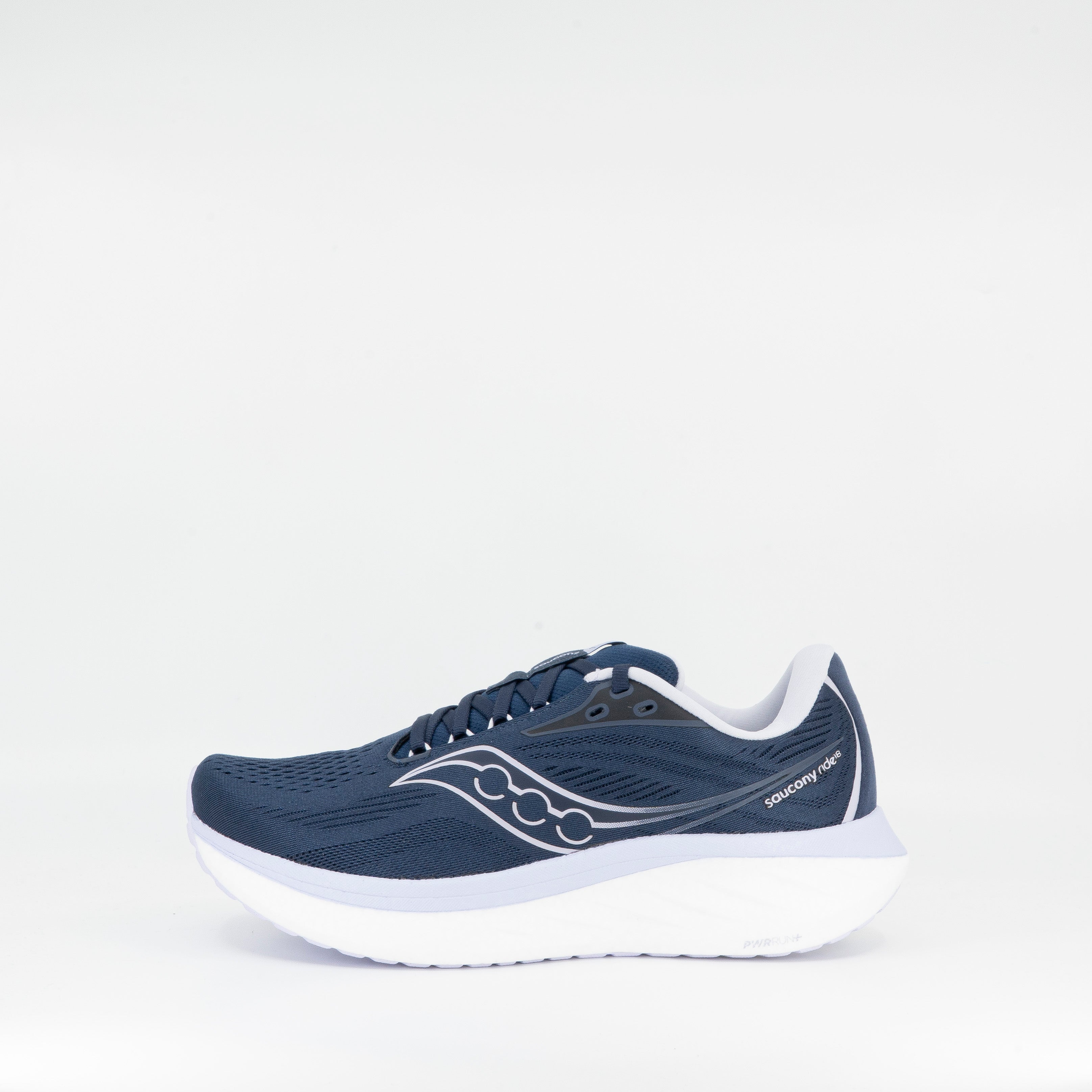 Saucony Ride 18 (B Standard) Womens Navy/Aster