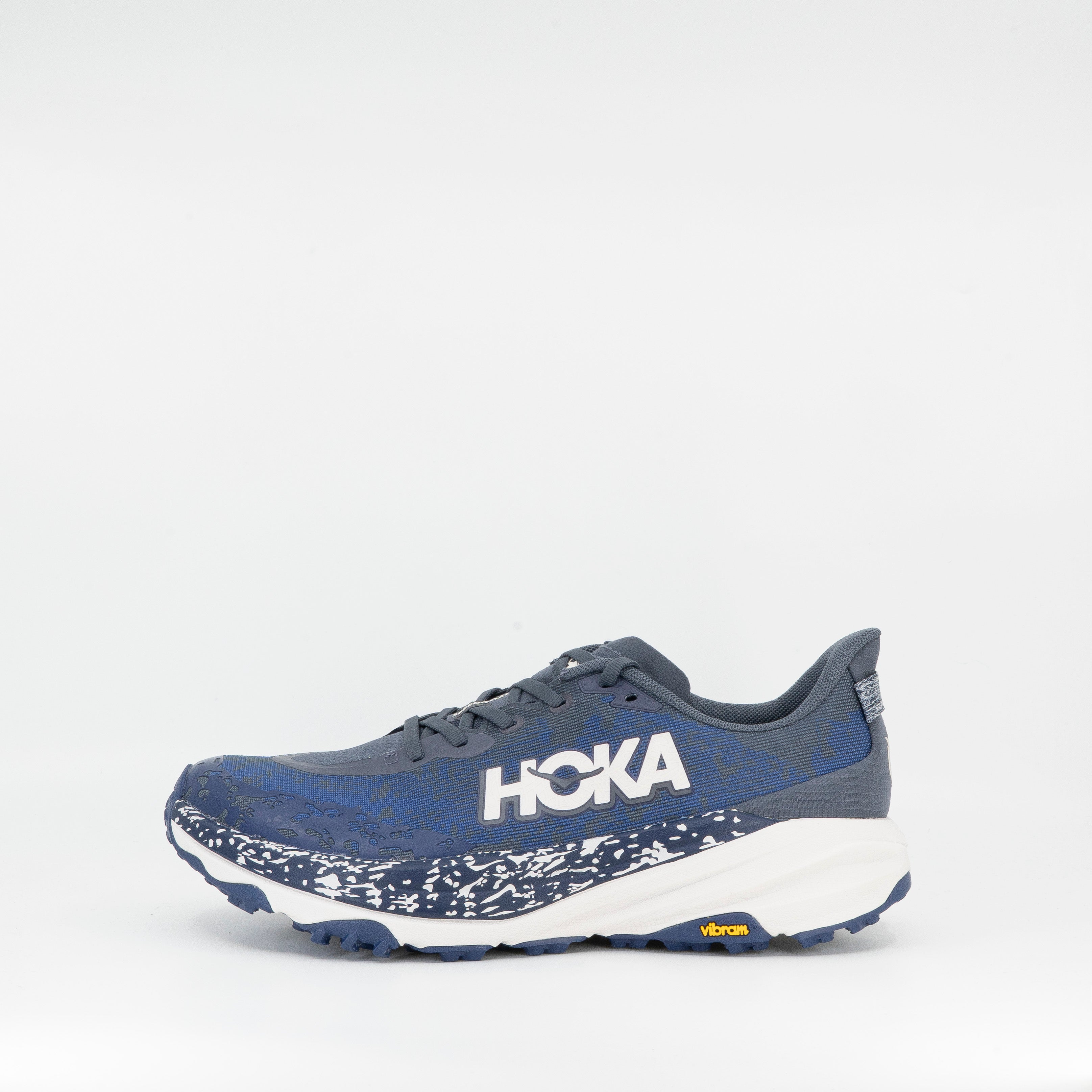 Hoka Speedgoat 6 (2E Wide) Mens Charcoal Grey/Midnight Blue
