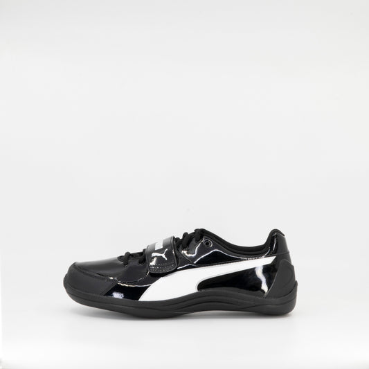 Puma evoSpeed Throw 10.5 (D Standard) Unisex Puma Black/Puma White - Frontrunner Colombo