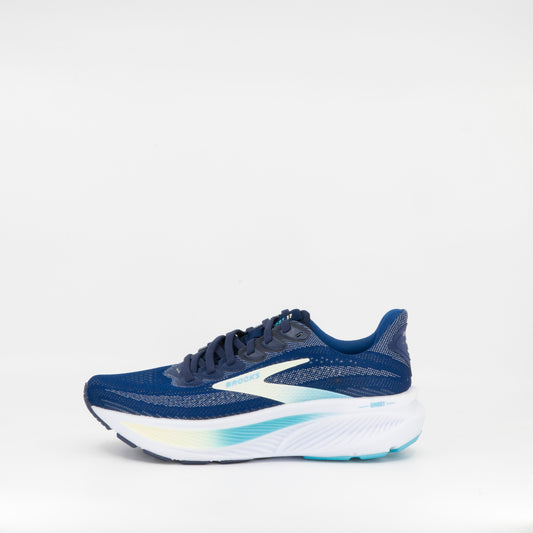 Brooks Ghost 17 (D Wide) Womens Navy/Green/Turquoise - Frontrunner Colombo