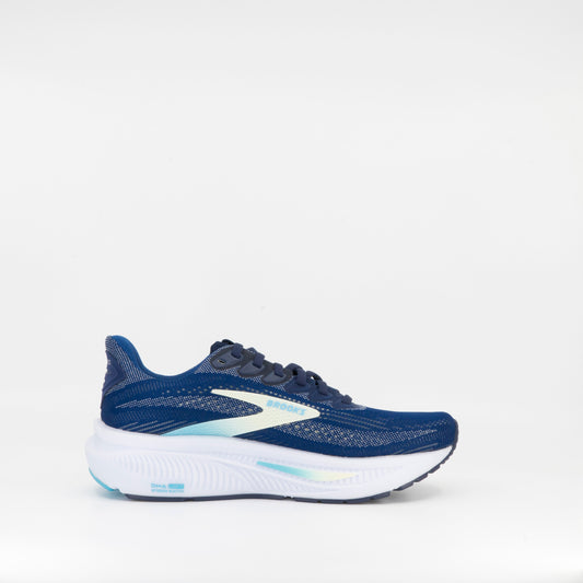 Brooks Ghost 17 (D Wide) Womens Navy/Green/Turquoise - Frontrunner Colombo