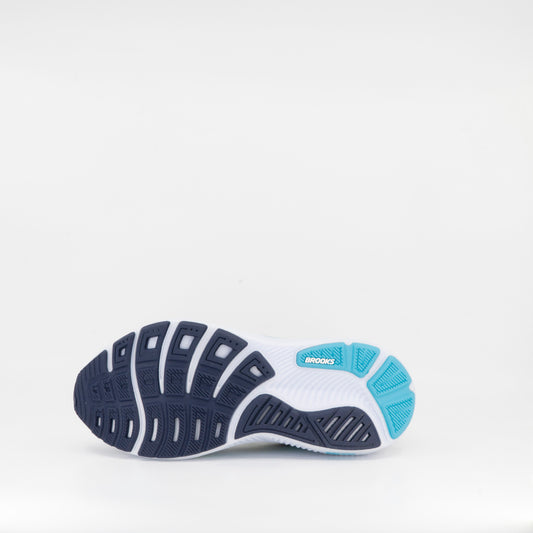 Brooks Ghost 17 (D Wide) Womens Navy/Green/Turquoise - Frontrunner Colombo
