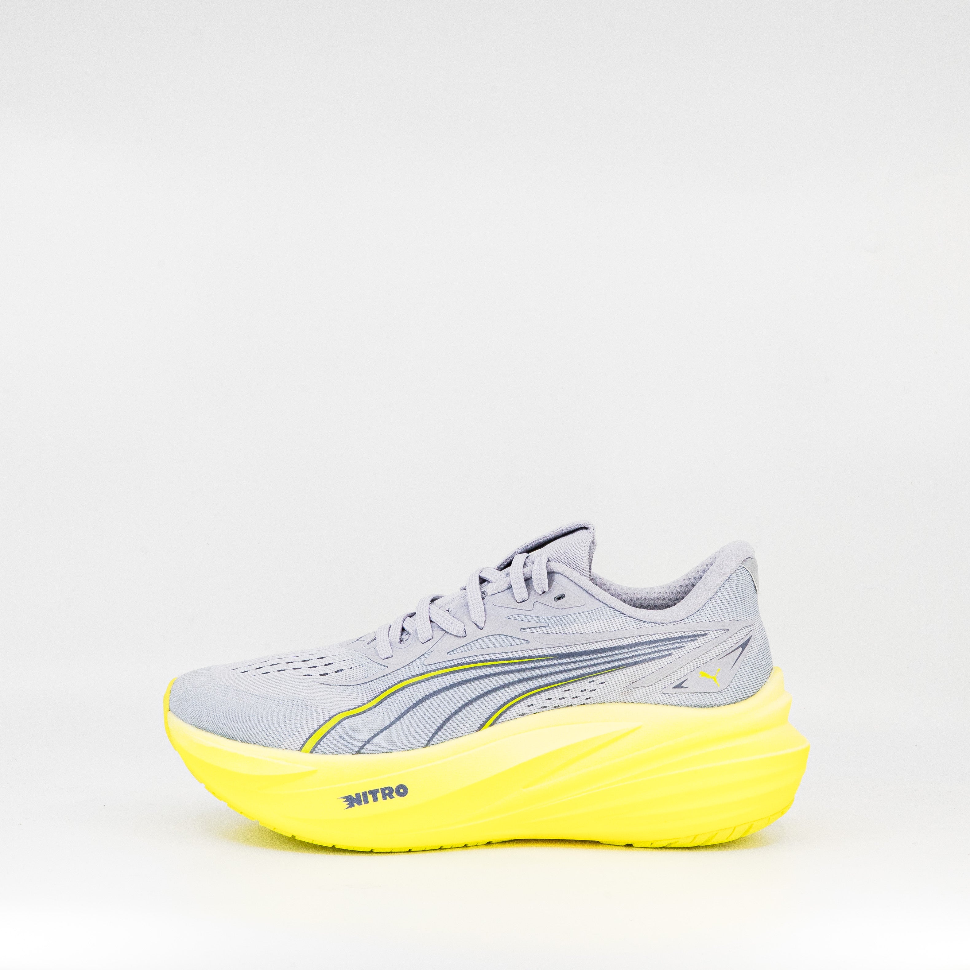 Puma MagMax Nitro 2 (D Standard) Mens Vibrant Silver-Lux Lime - Frontrunner Colombo