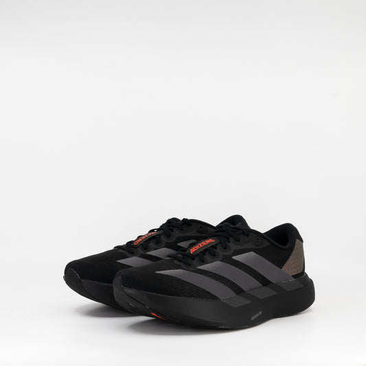 Adidas Adizero Evo SL (B Standard) Womens Core Black / Grey Four / Impact Orange - Frontrunner Colombo