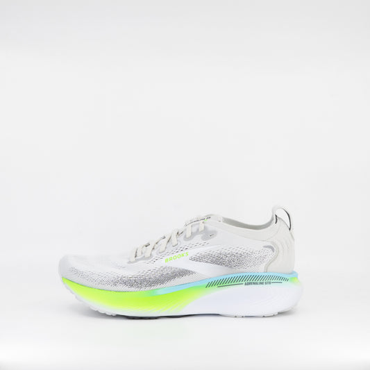 Brooks Adrenaline GTS 25 (D Standard) Mens Oyster/Green Gecko/Blue - Frontrunner Colombo