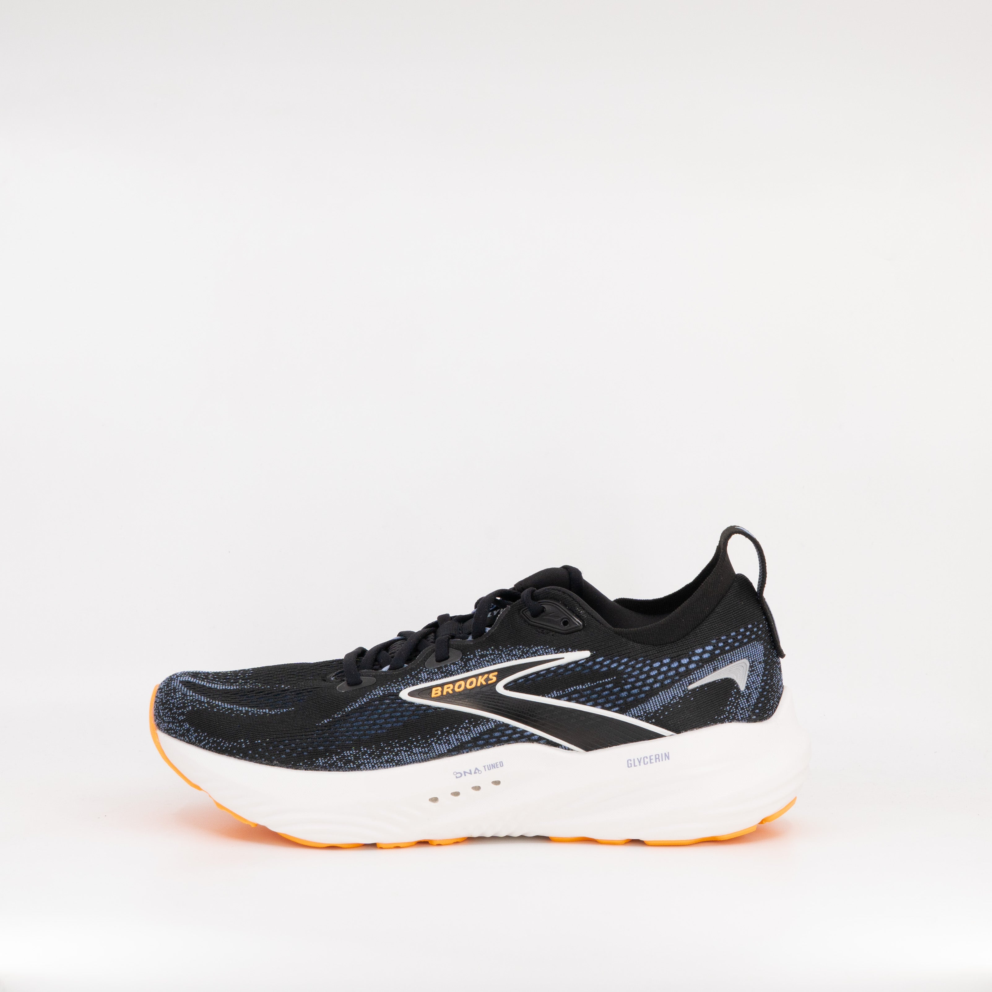 Brooks Glycerin 22 (D Standard) Mens Black/Country Blue/ Orannge Pop - Frontrunner Colombo