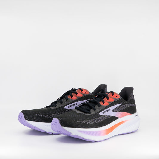 Brooks Ghost 17 (B Standard) Womens Black/Purple/Coral - Frontrunner Colombo