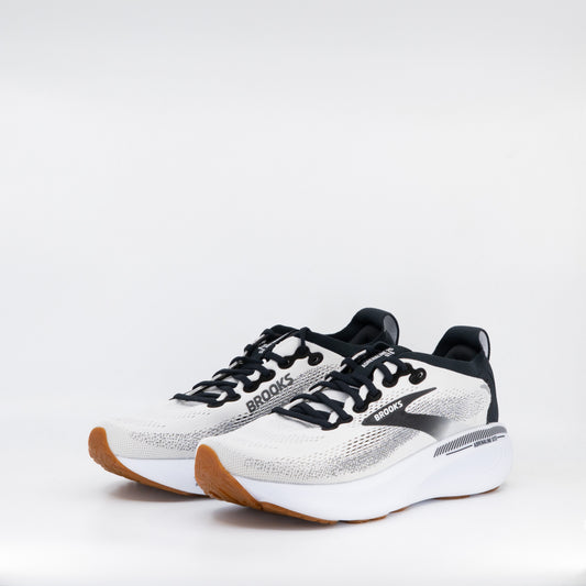 Brooks Adrenaline GTS 25 (B Standard) Womens White/Black/White - Frontrunner Colombo