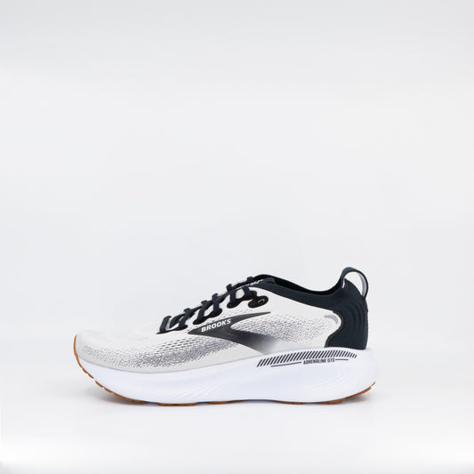 Brooks Adrenaline GTS 25 (B Standard) Womens White/Black/White - Frontrunner Colombo