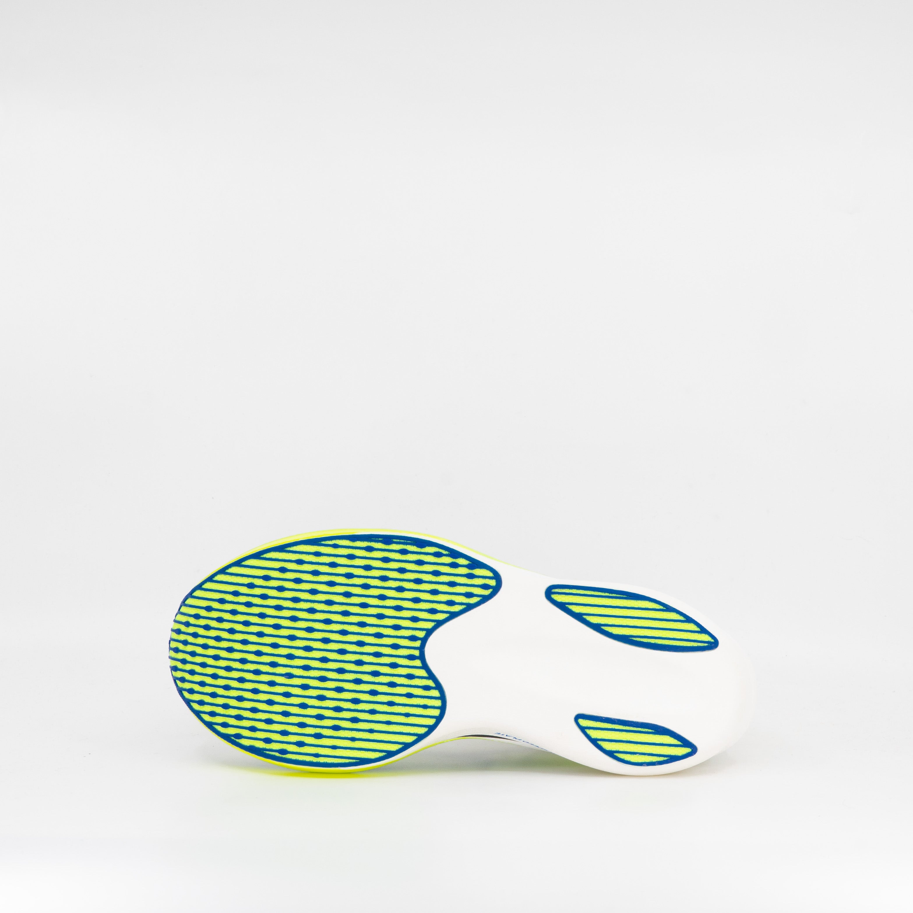 Mizuno Hyperwarp Elite (D Width) Unisex White/ Lightning Yellow/ Dazzling Blue - Frontrunner Colombo