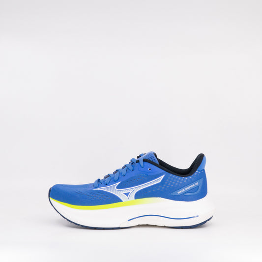 Mizuno Wave Inspire 22 (D Wide) Womens Ultramarine/ White/ Lightning Yellow - Frontrunner Colombo