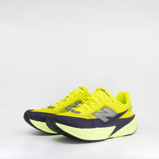 New Balance FuelCell Rebel v 5 (B Standard) Womens Alkaline Green/Boysenberry/Dark Silver Metallic - Frontrunner Colombo