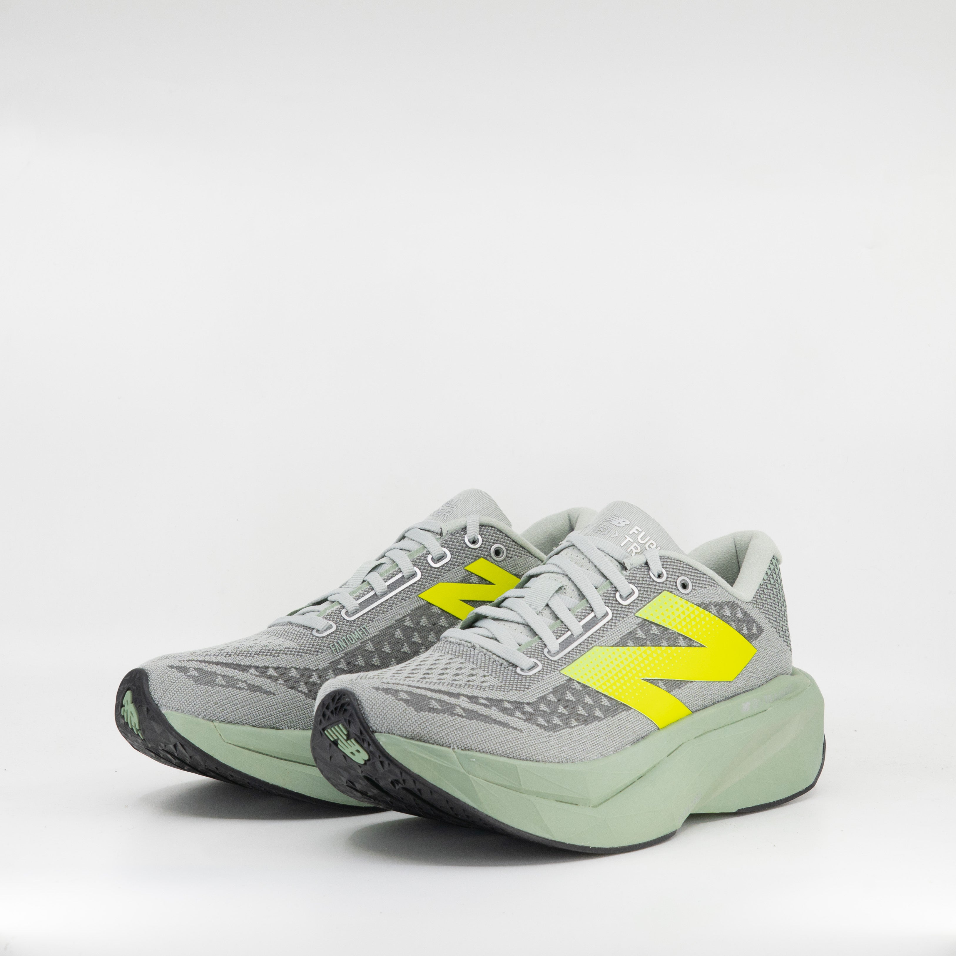 New Balance FuelCell Supercomp Trainer v3 (D Standard) Mens Mosaic Green/Lone Star Grey - Frontrunner Colombo